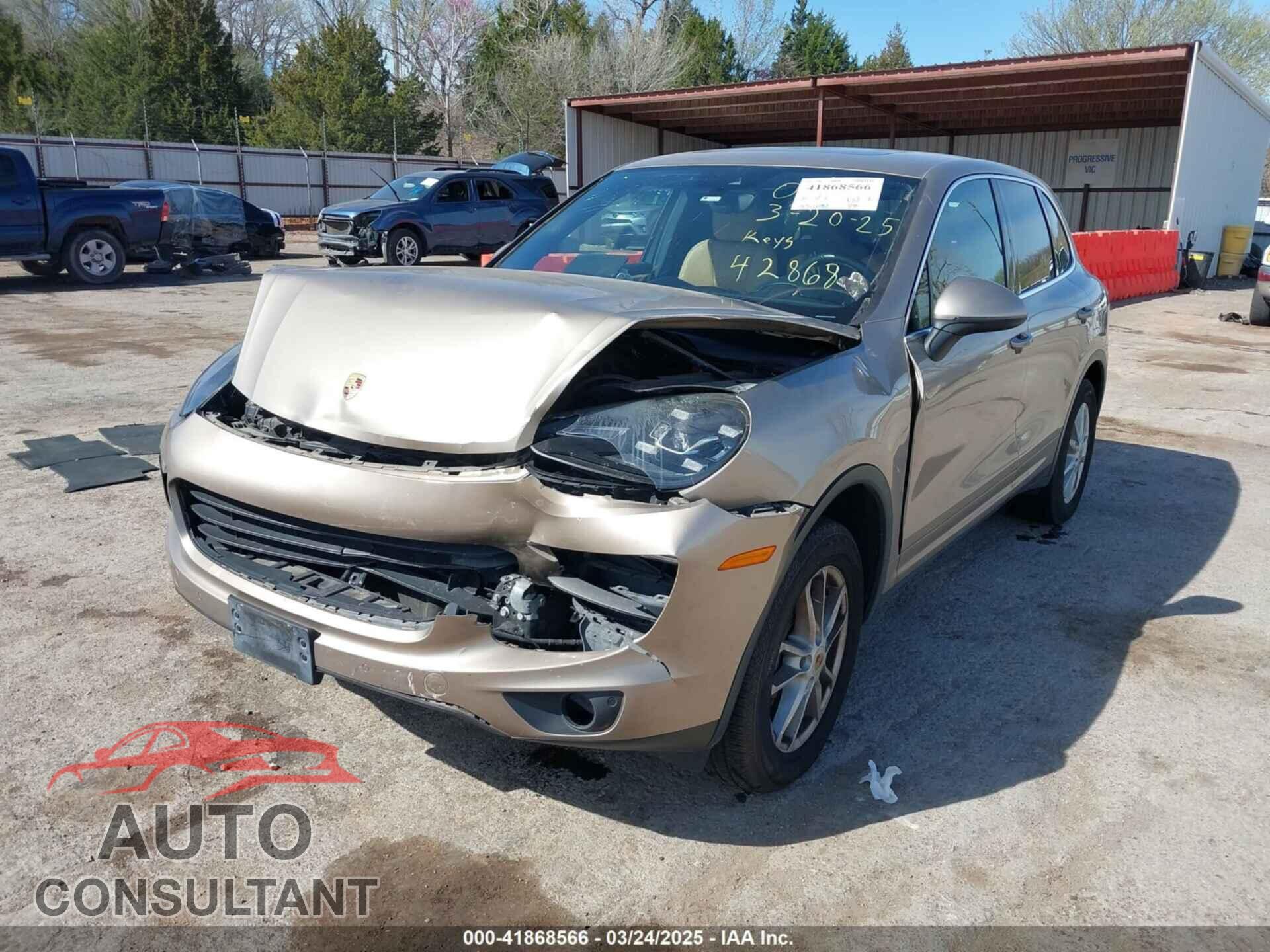 PORSCHE CAYENNE 2016 - WP1AA2A2XGKA15096