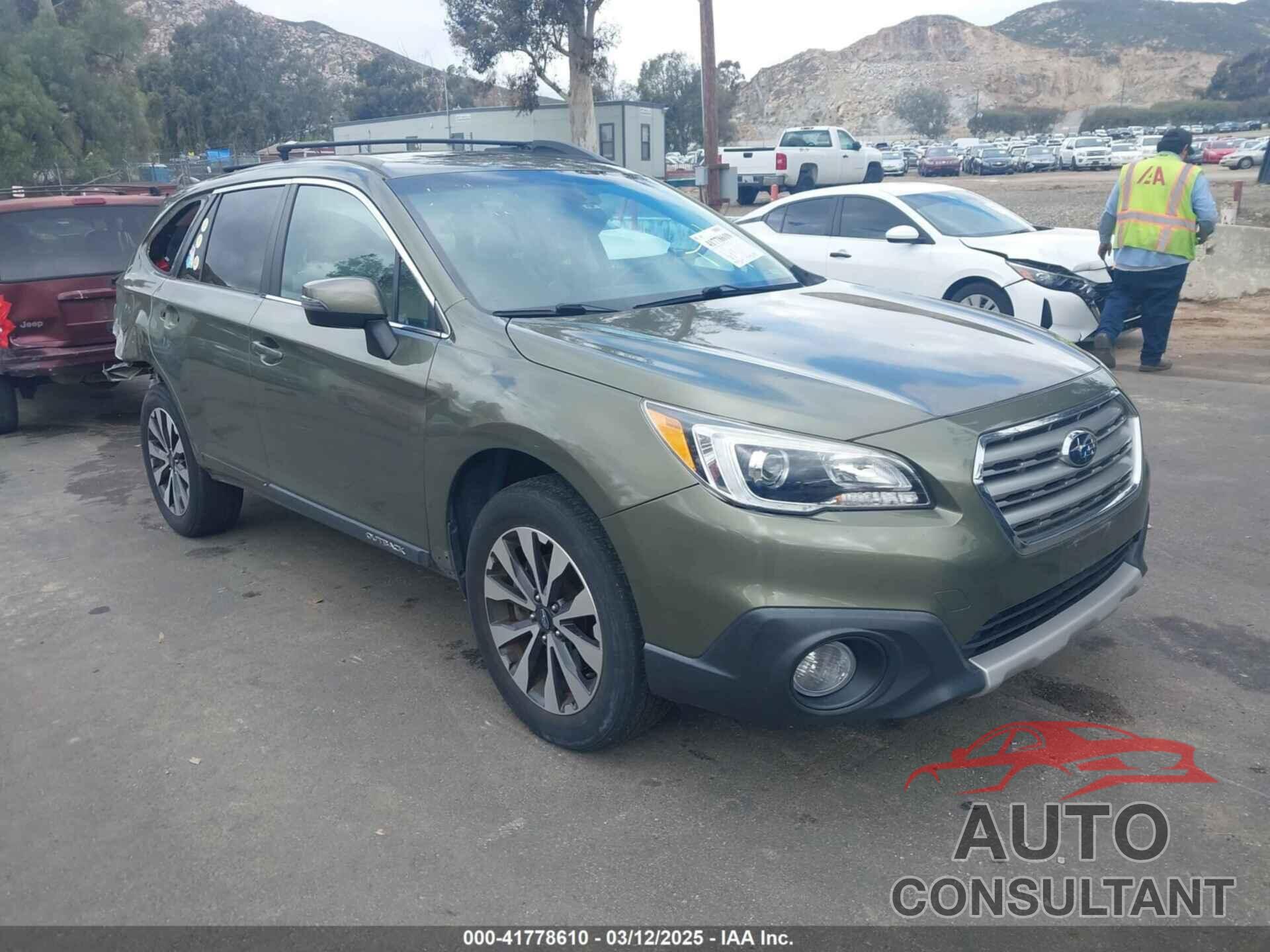 SUBARU OUTBACK 2017 - 4S4BSANC9H3234364