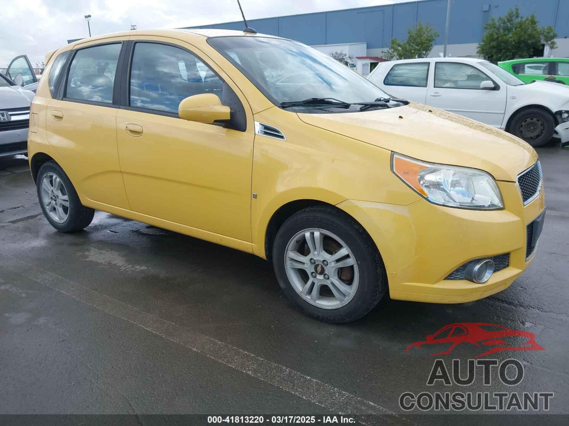 CHEVROLET AVEO 2009 - KL1TG66E89B621557
