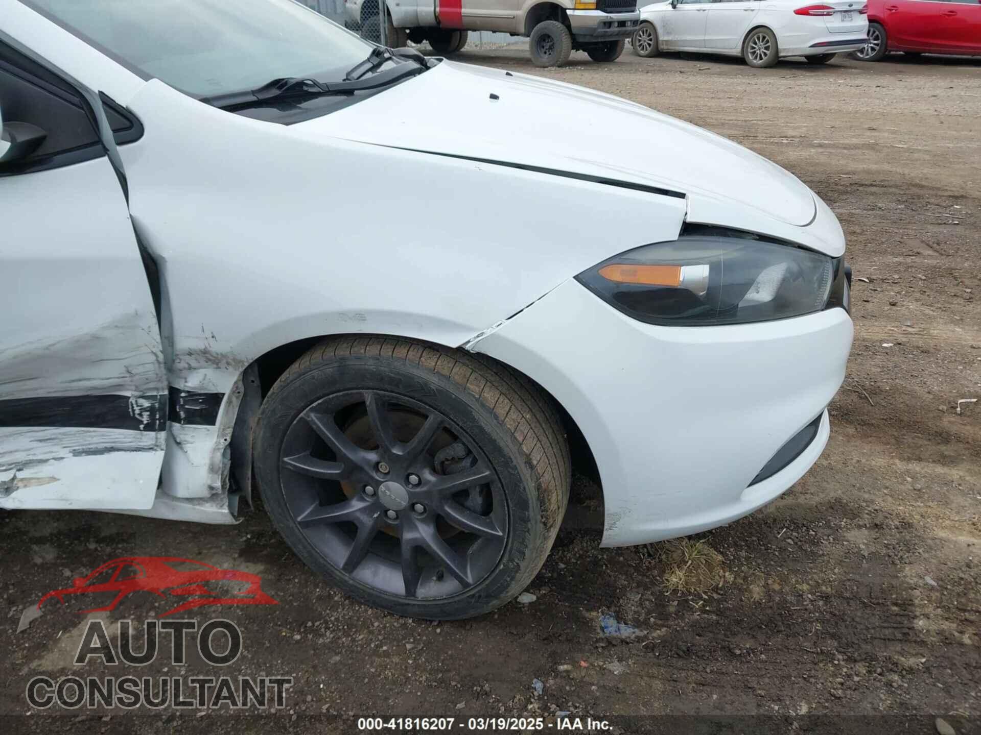 DODGE DART 2016 - 1C3CDFBB6GD517930