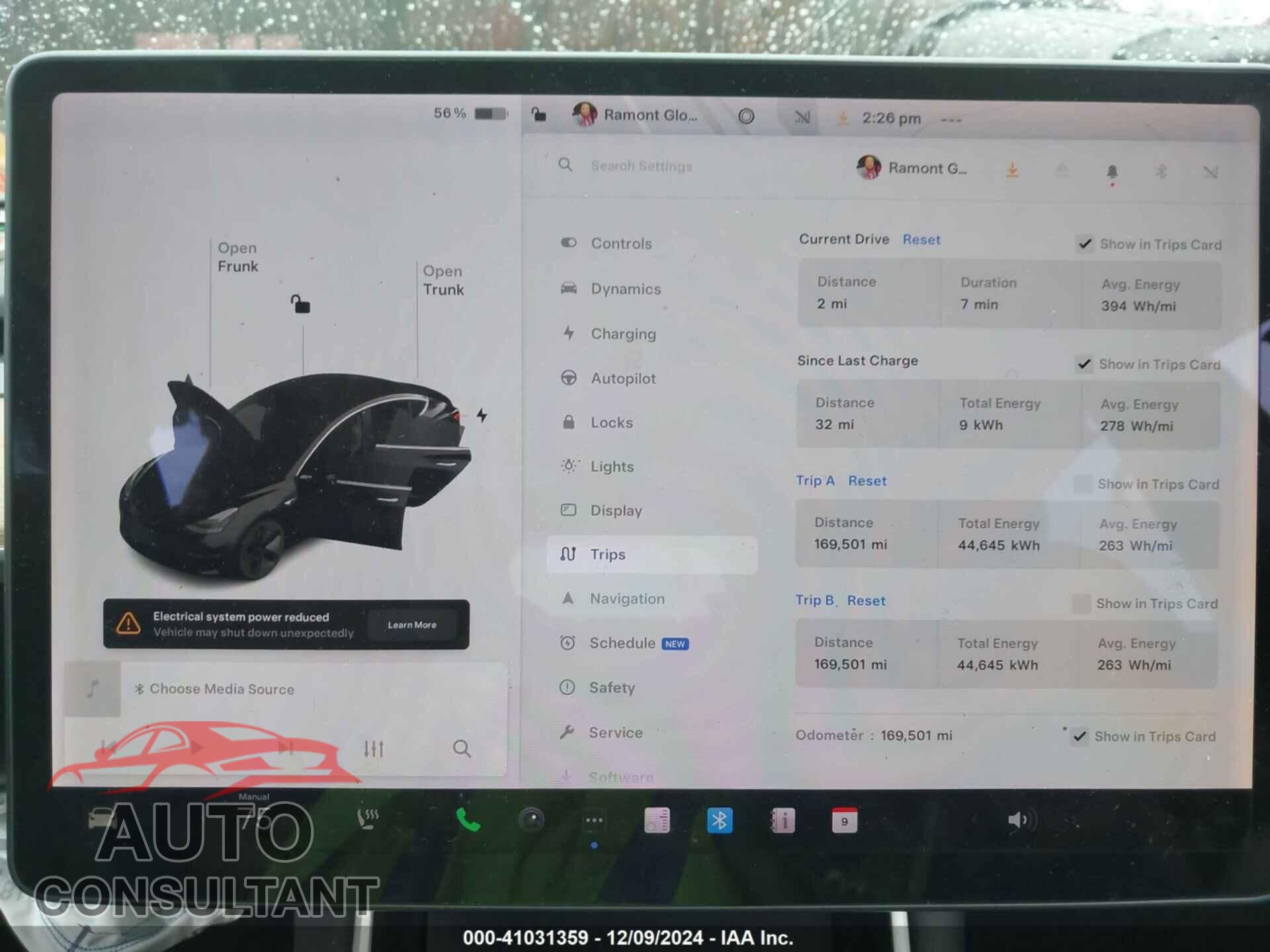 TESLA MODEL 3 2019 - 5YJ3E1EB3KF385024