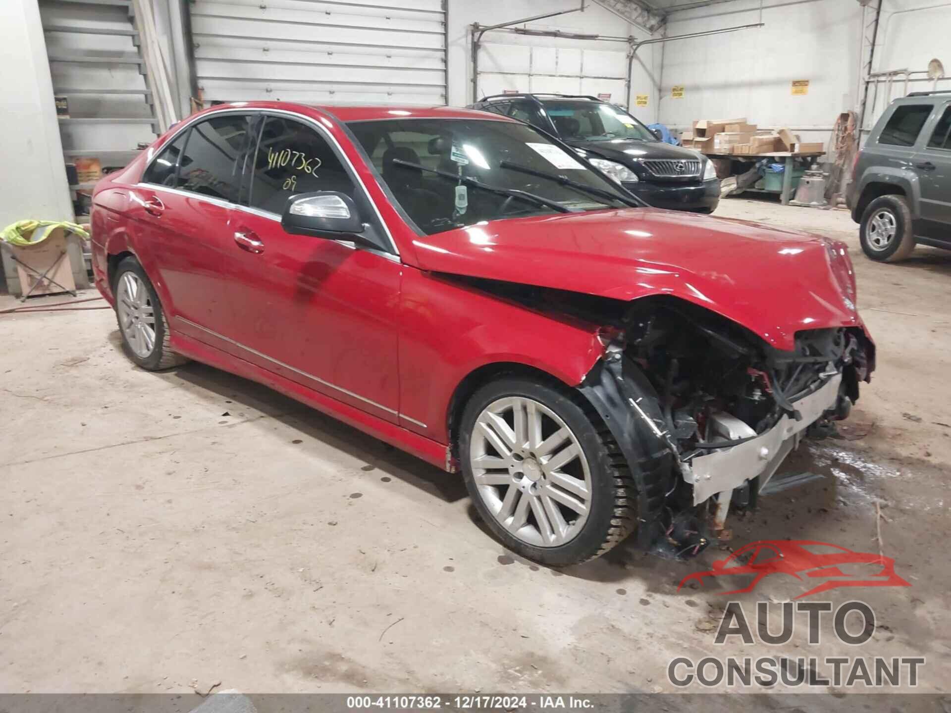 MERCEDES-BENZ C 300 2009 - WDDGF81X59F330658