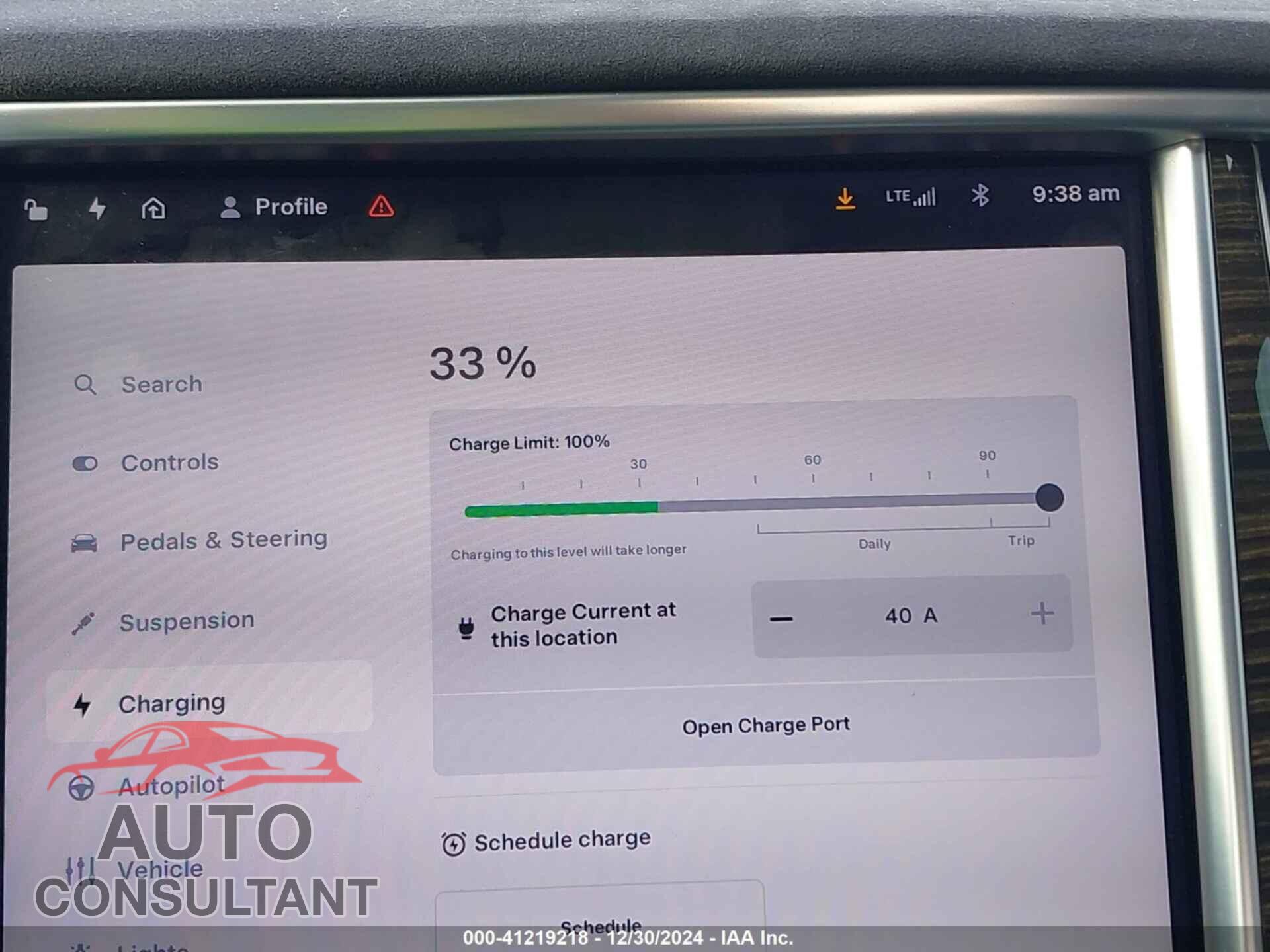 TESLA MODEL S 2015 - 5YJSA1E48FF112739