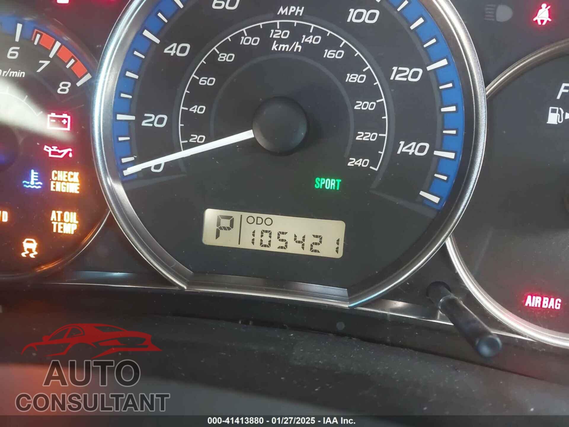 SUBARU FORESTER 2011 - JF2SHAEC0BH773177