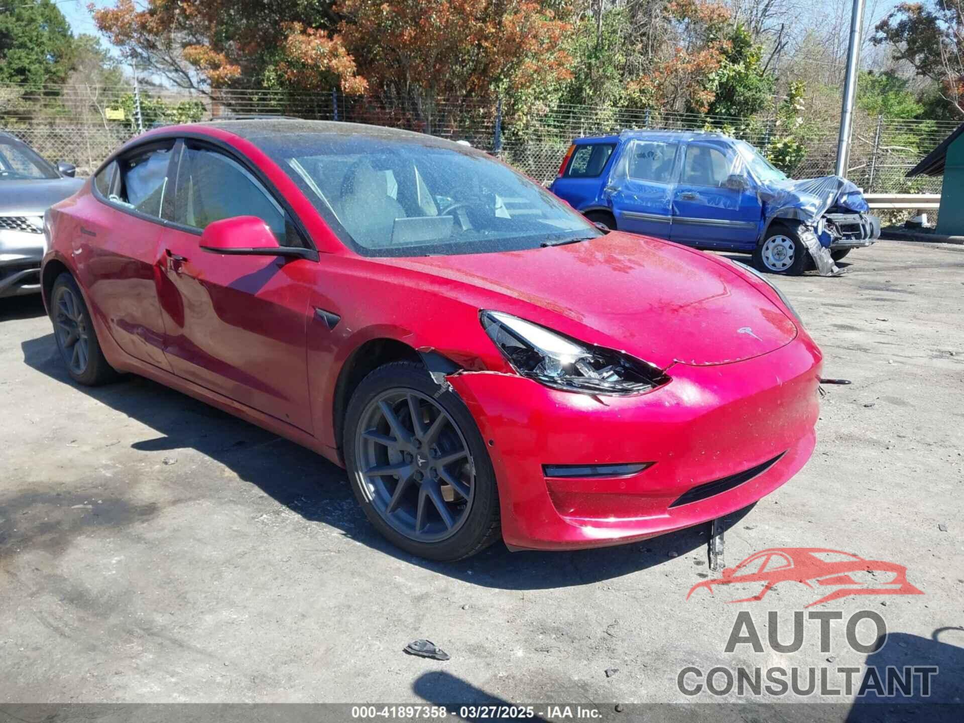 TESLA MODEL 3 2022 - 5YJ3E1EB1NF272452
