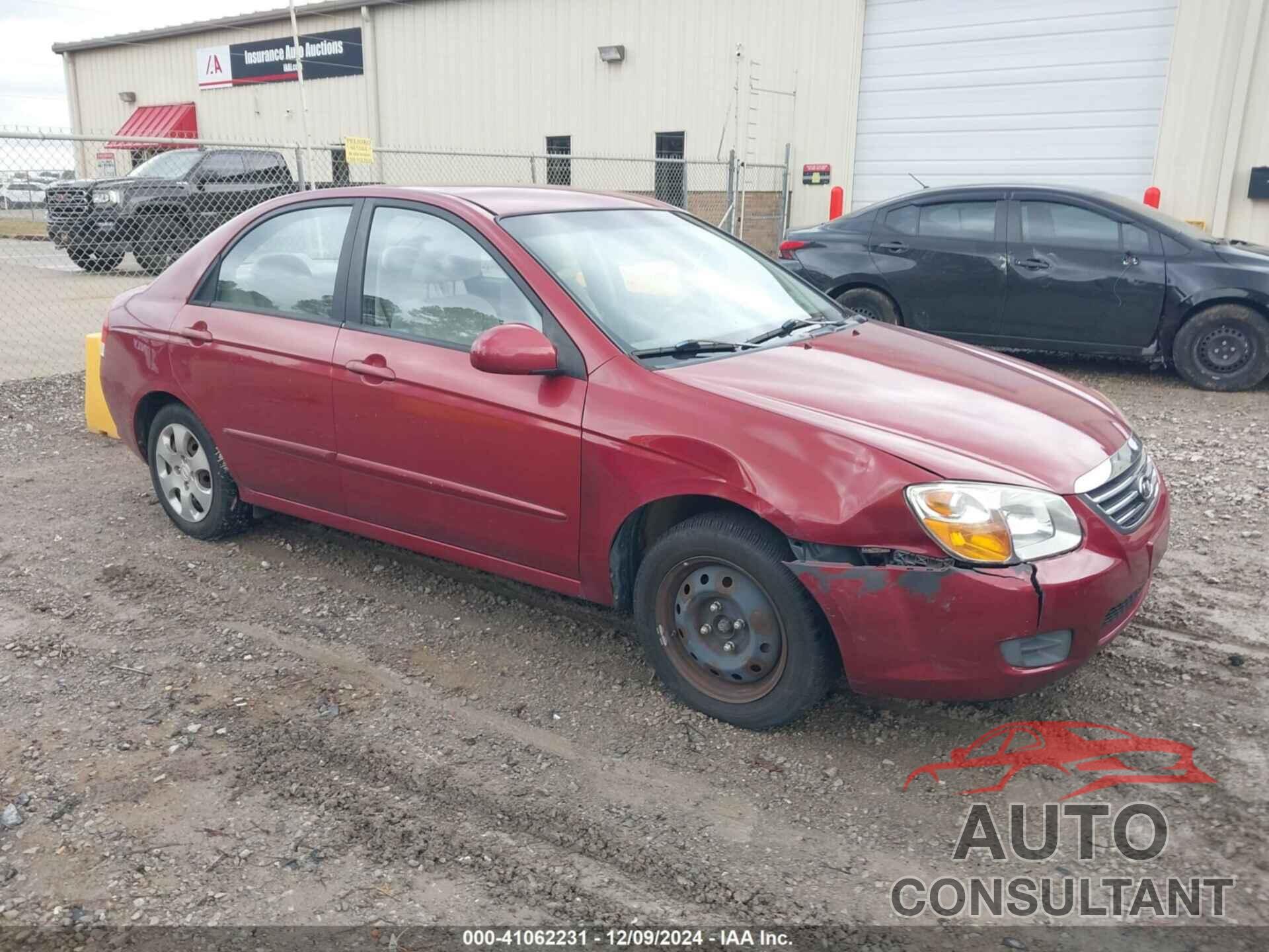 KIA SPECTRA 2009 - KNAFE221X95648245