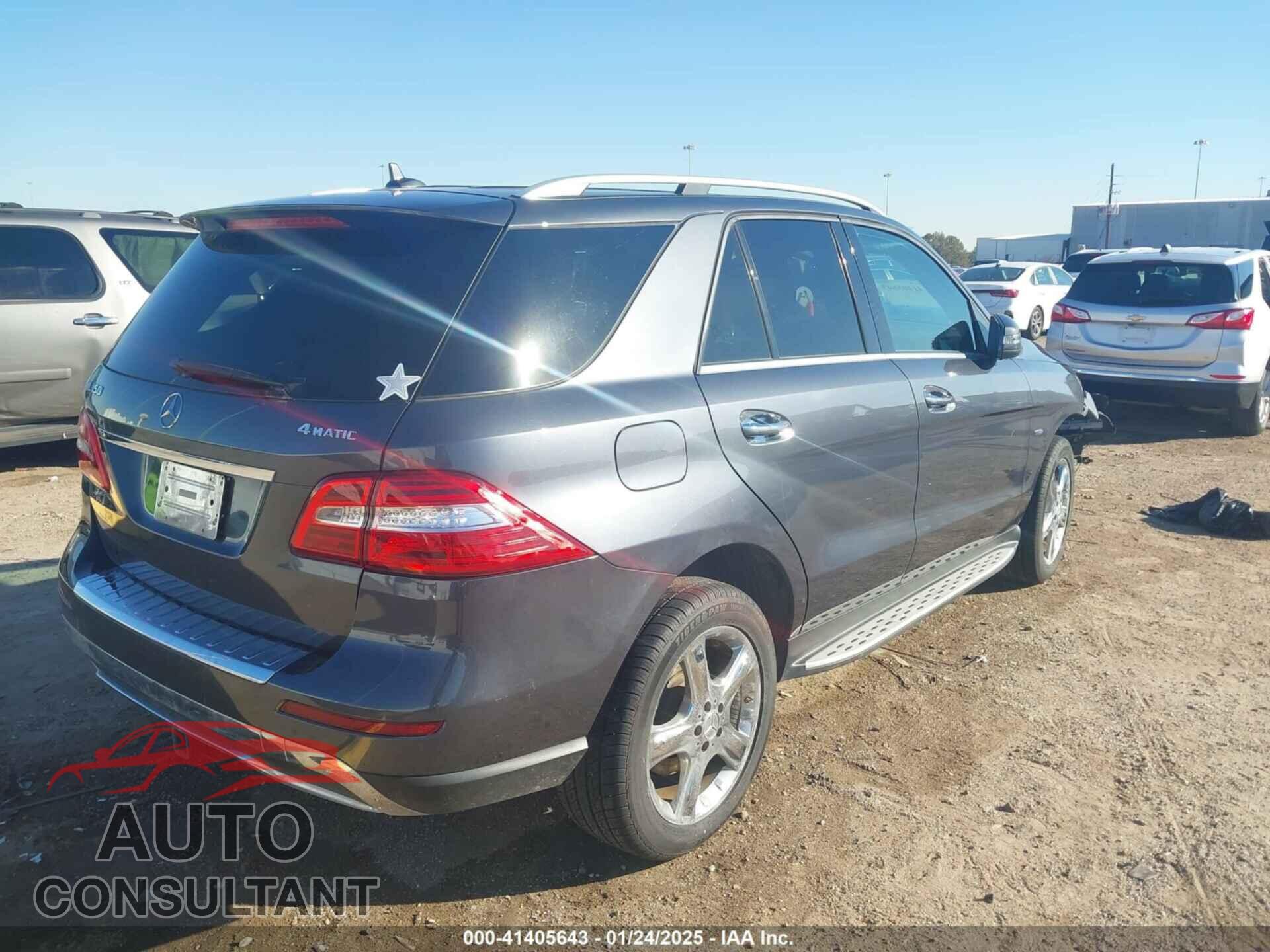 MERCEDES-BENZ ML 350 2012 - 4JGDA5HB2CA036008