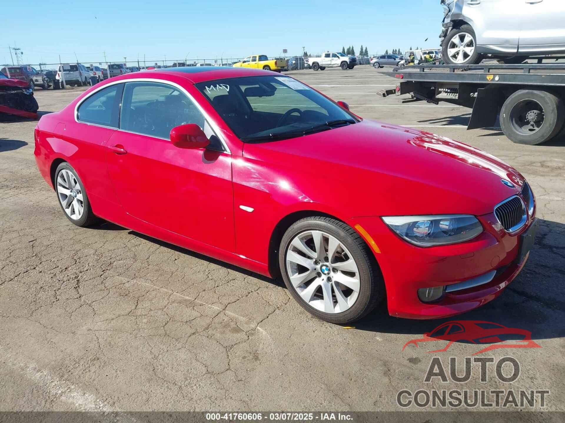BMW 328I 2012 - WBAKE5C56CE756015