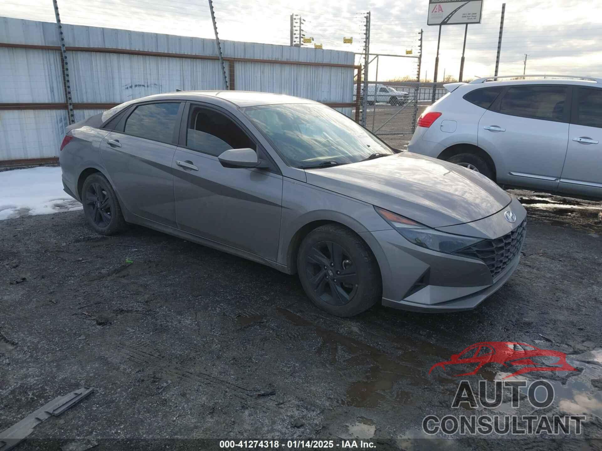 HYUNDAI ELANTRA 2021 - KMHLM4AG3MU107316