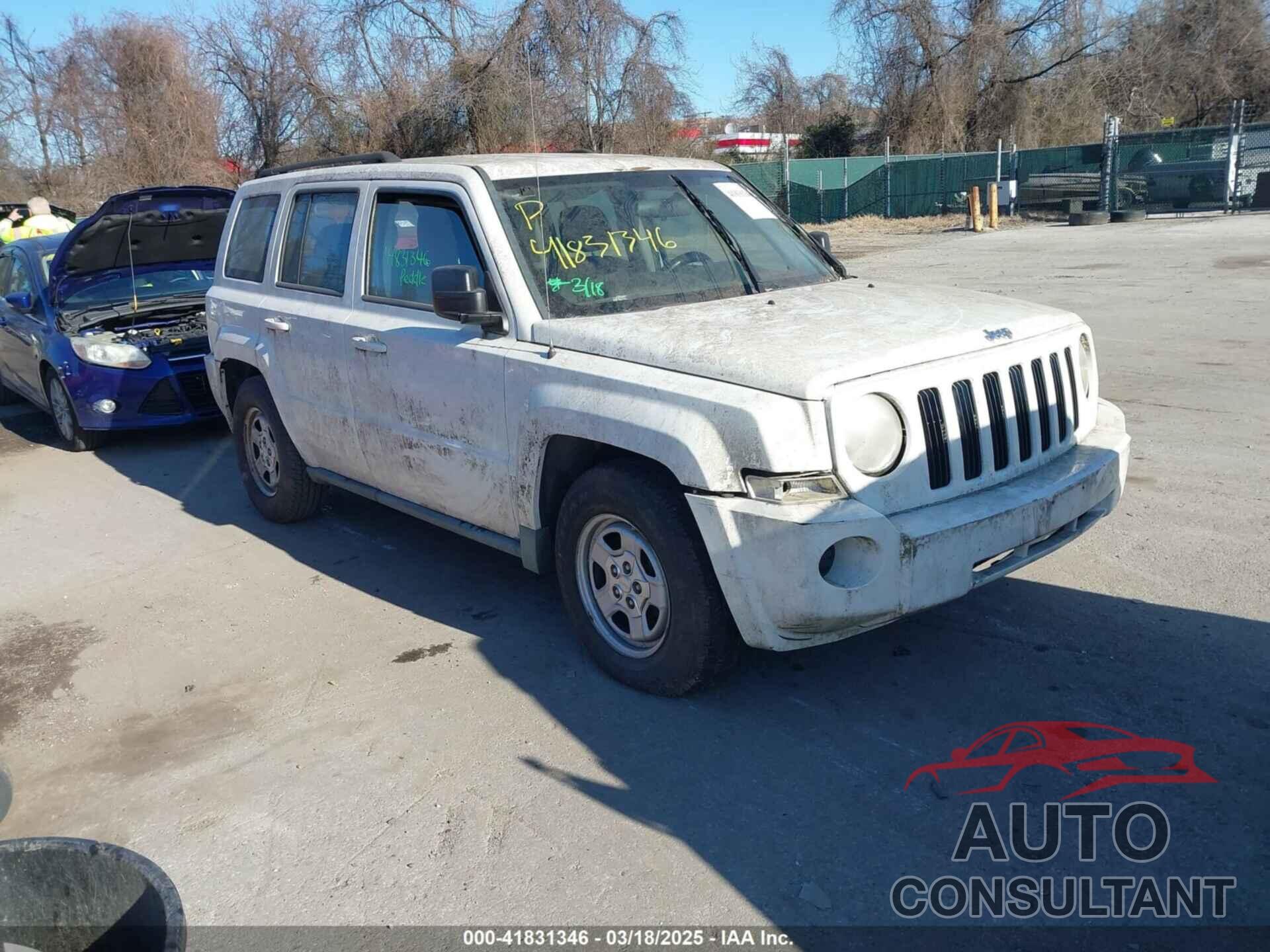JEEP PATRIOT 2010 - 1J4NF2GB8AD599726