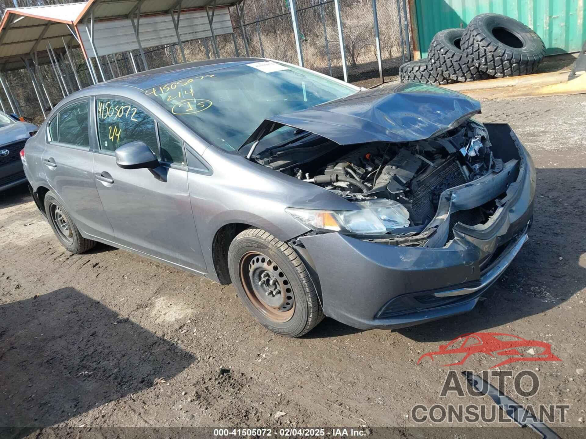 HONDA CIVIC 2013 - 19XFB2F57DE211132