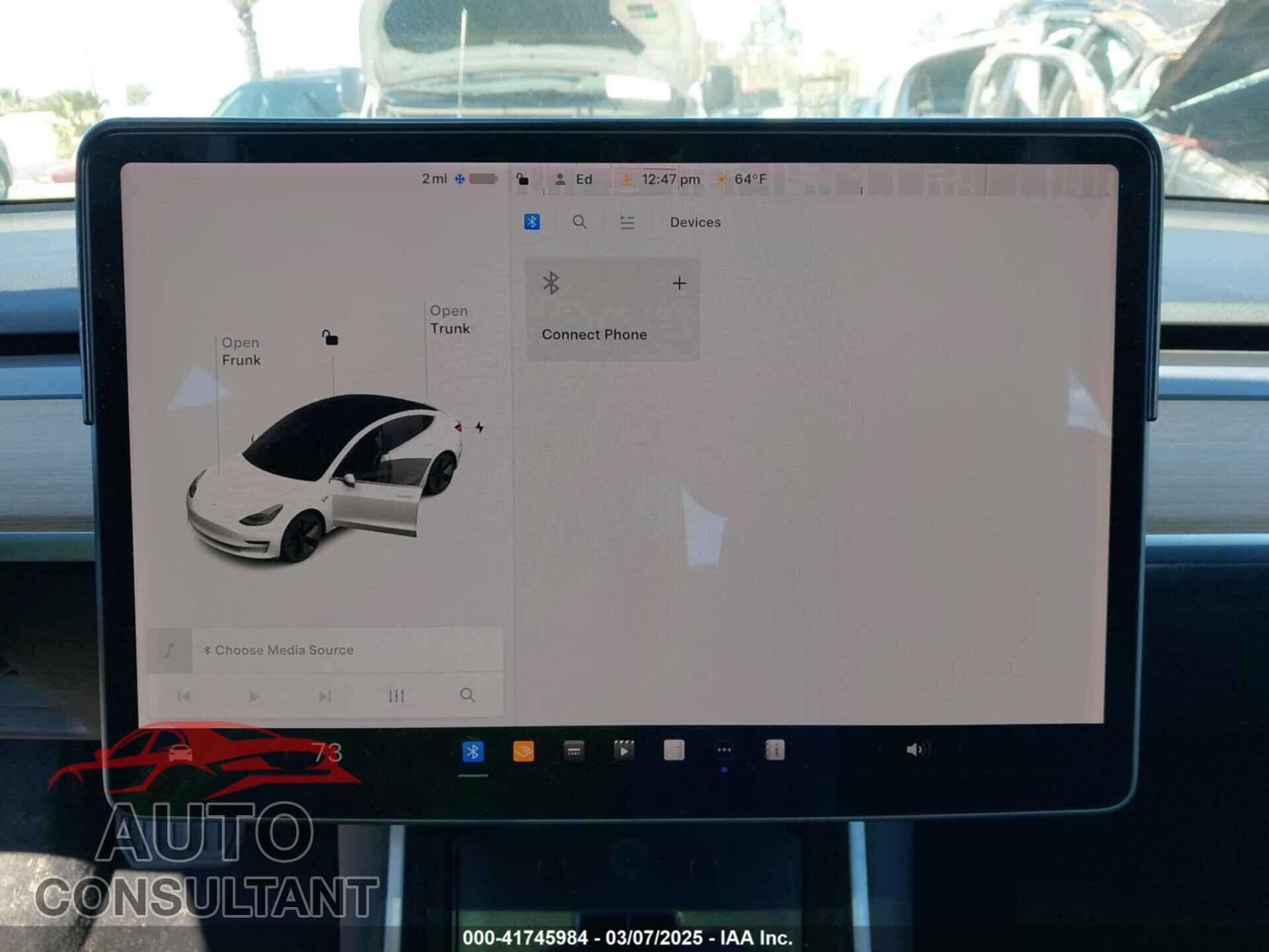 TESLA MODEL 3 2020 - 5YJ3E1EA4LF644967
