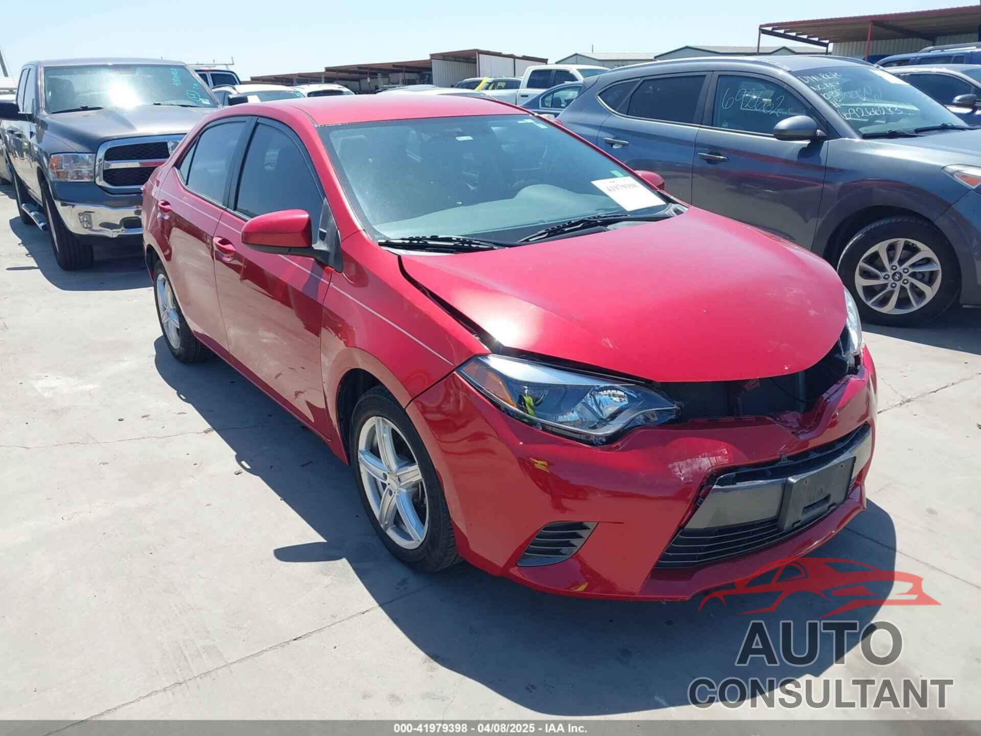 TOYOTA COROLLA 2016 - 5YFBURHE5GP464287