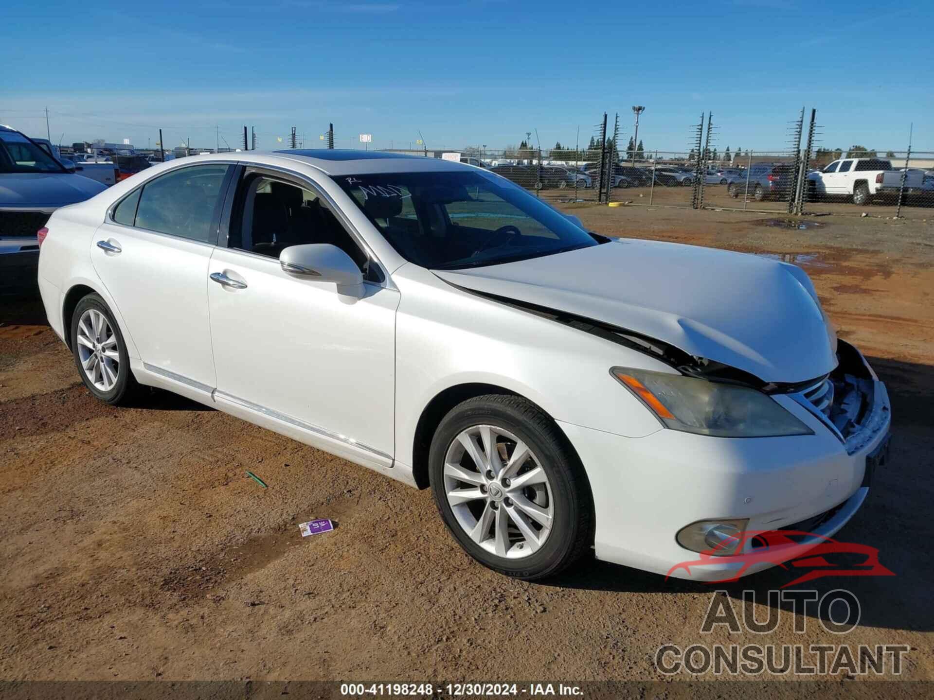 LEXUS ES 350 2012 - JTHBK1EG0C2485861