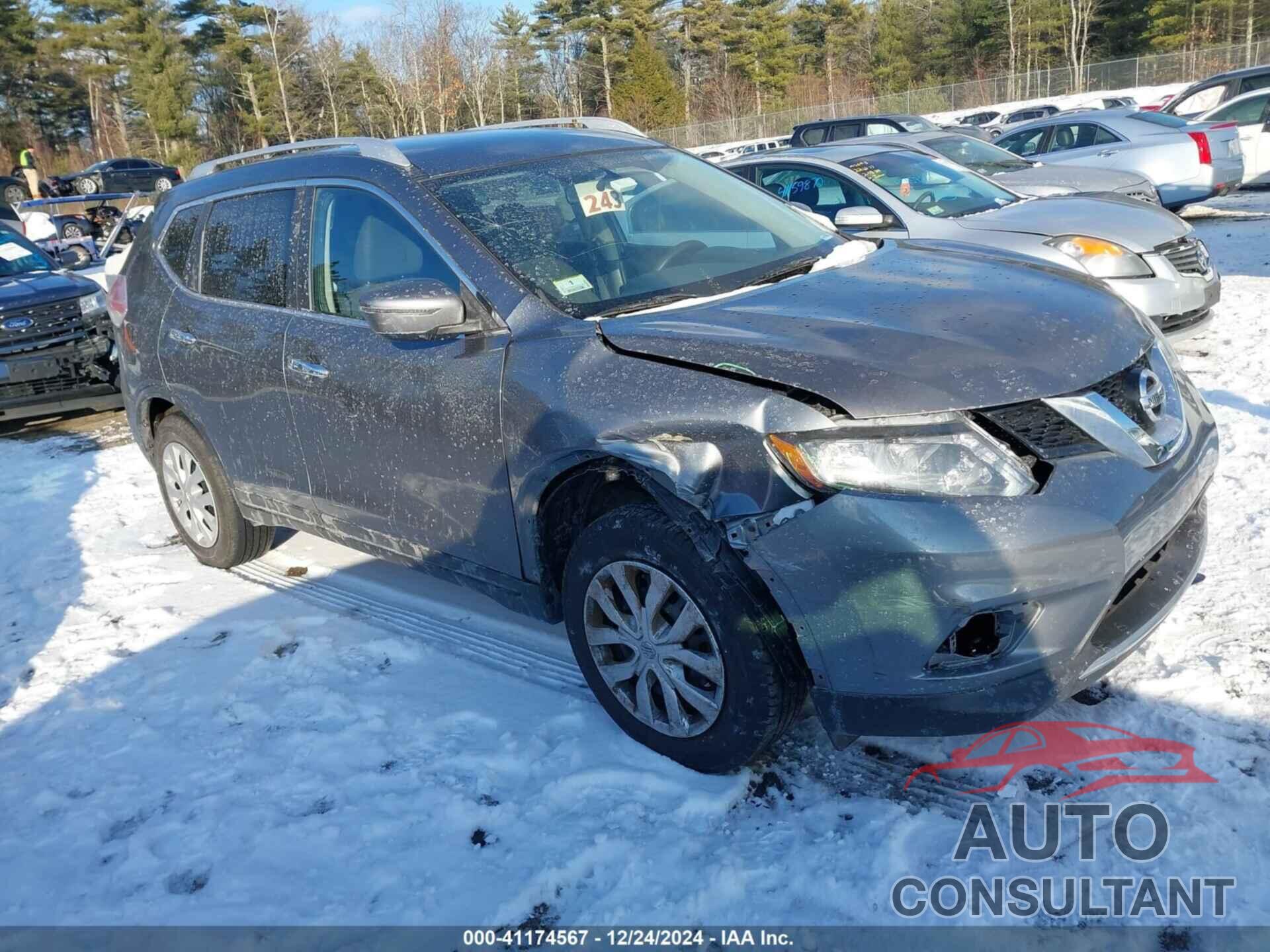 NISSAN ROGUE 2016 - KNMAT2MV9GP617704