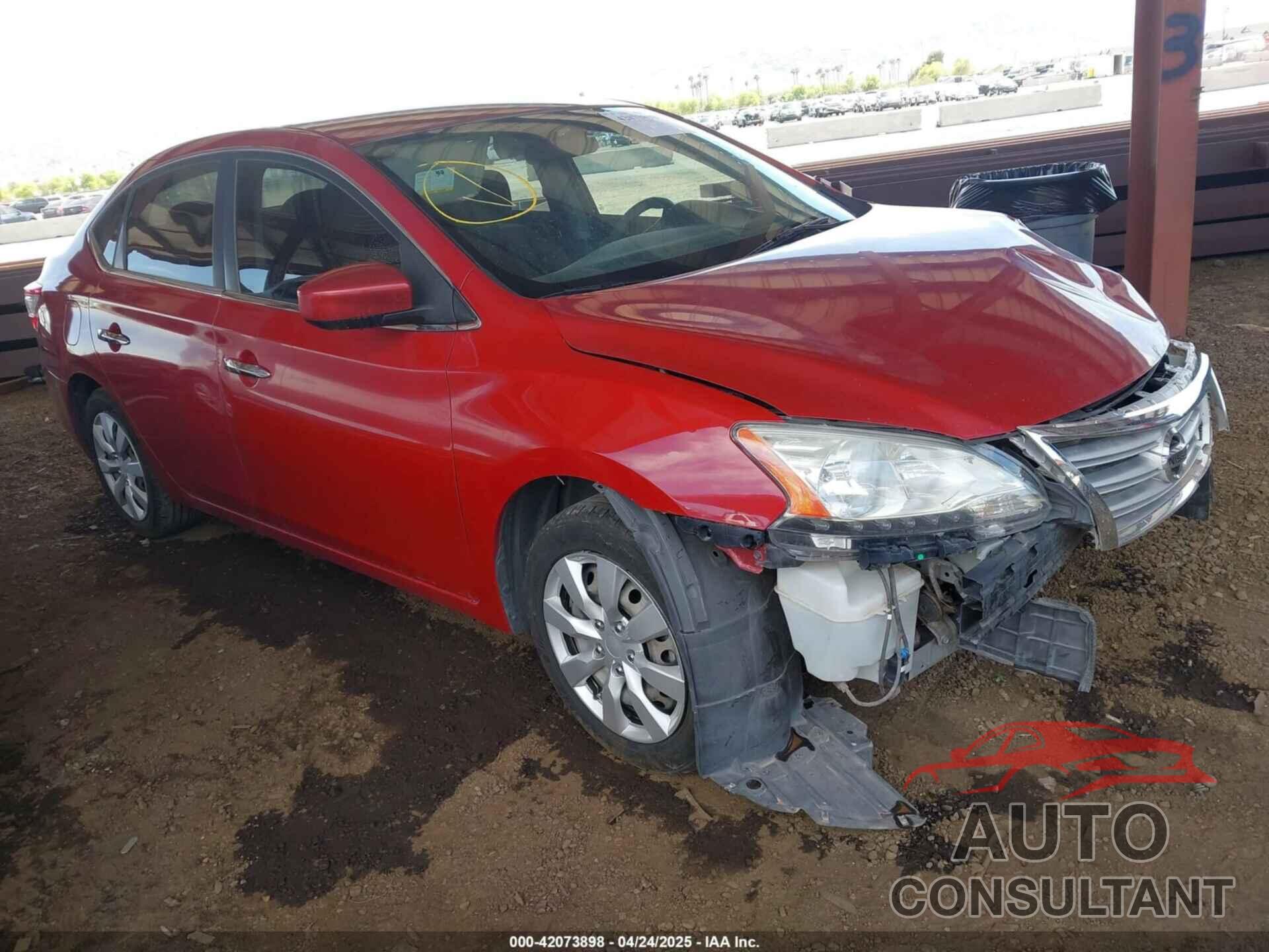NISSAN SENTRA 2013 - 3N1AB7AP1DL747072