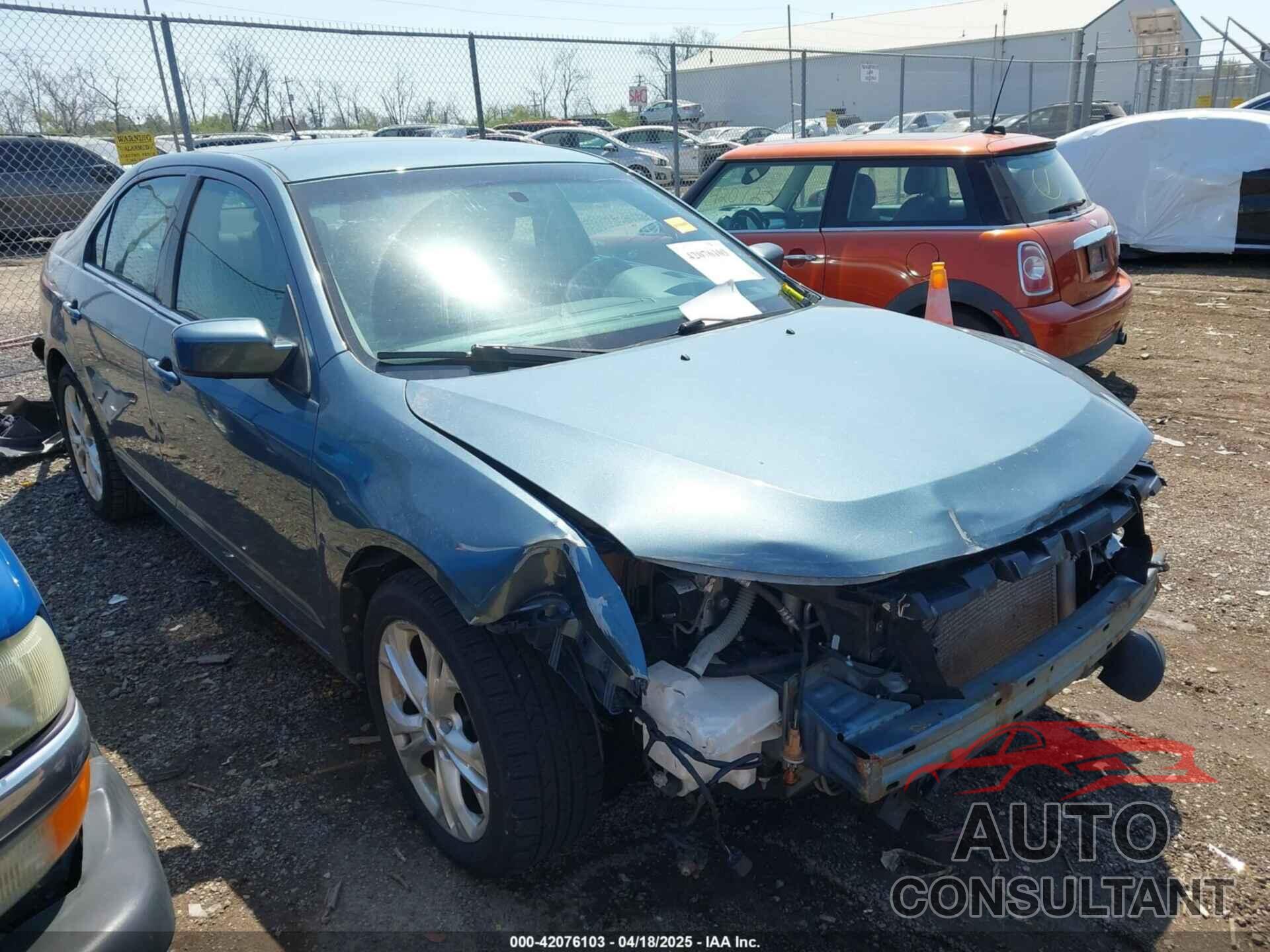 FORD FUSION 2012 - 3FAHP0HA1CR315945