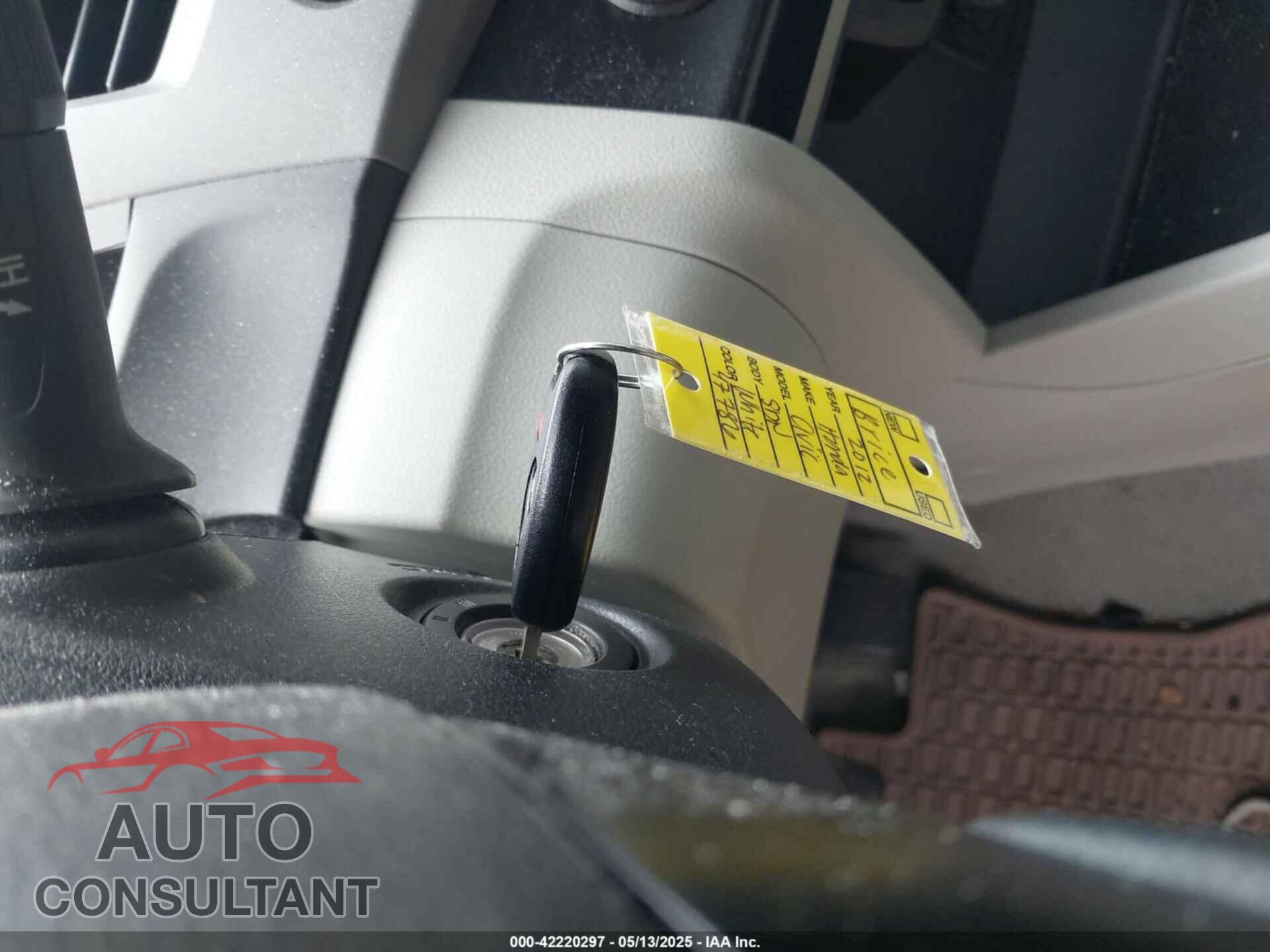 HONDA CIVIC 2012 - 19XFB2F99CE333413