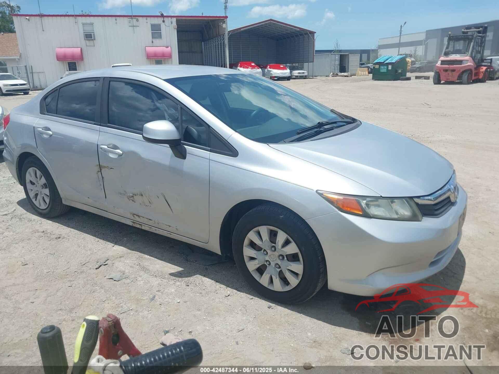 HONDA CIVIC 2012 - 19XFB2F57CE017652
