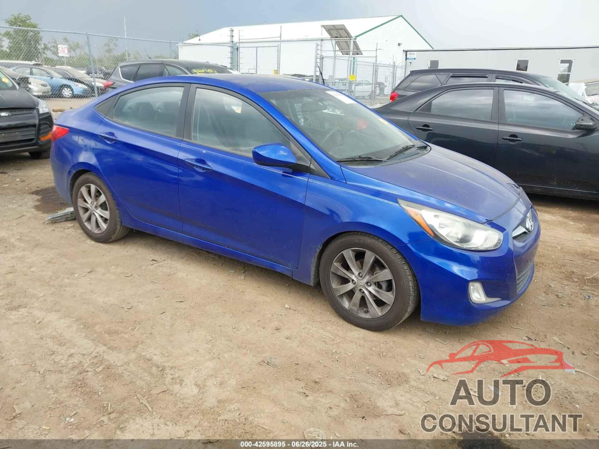 HYUNDAI ACCENT 2012 - KMHCU4AE6CU079556