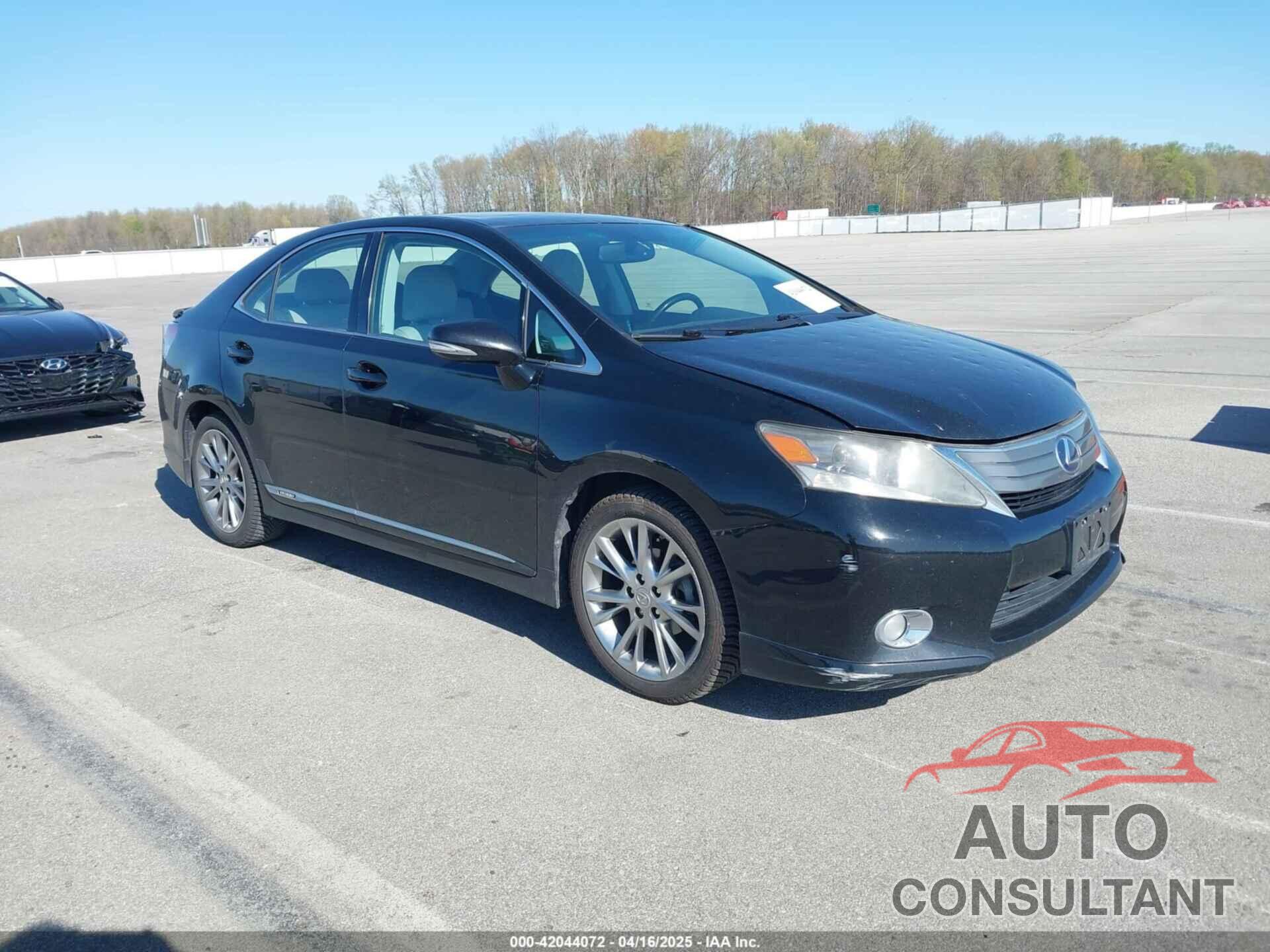 LEXUS HS 250H 2010 - JTHBB1BA5A2027813
