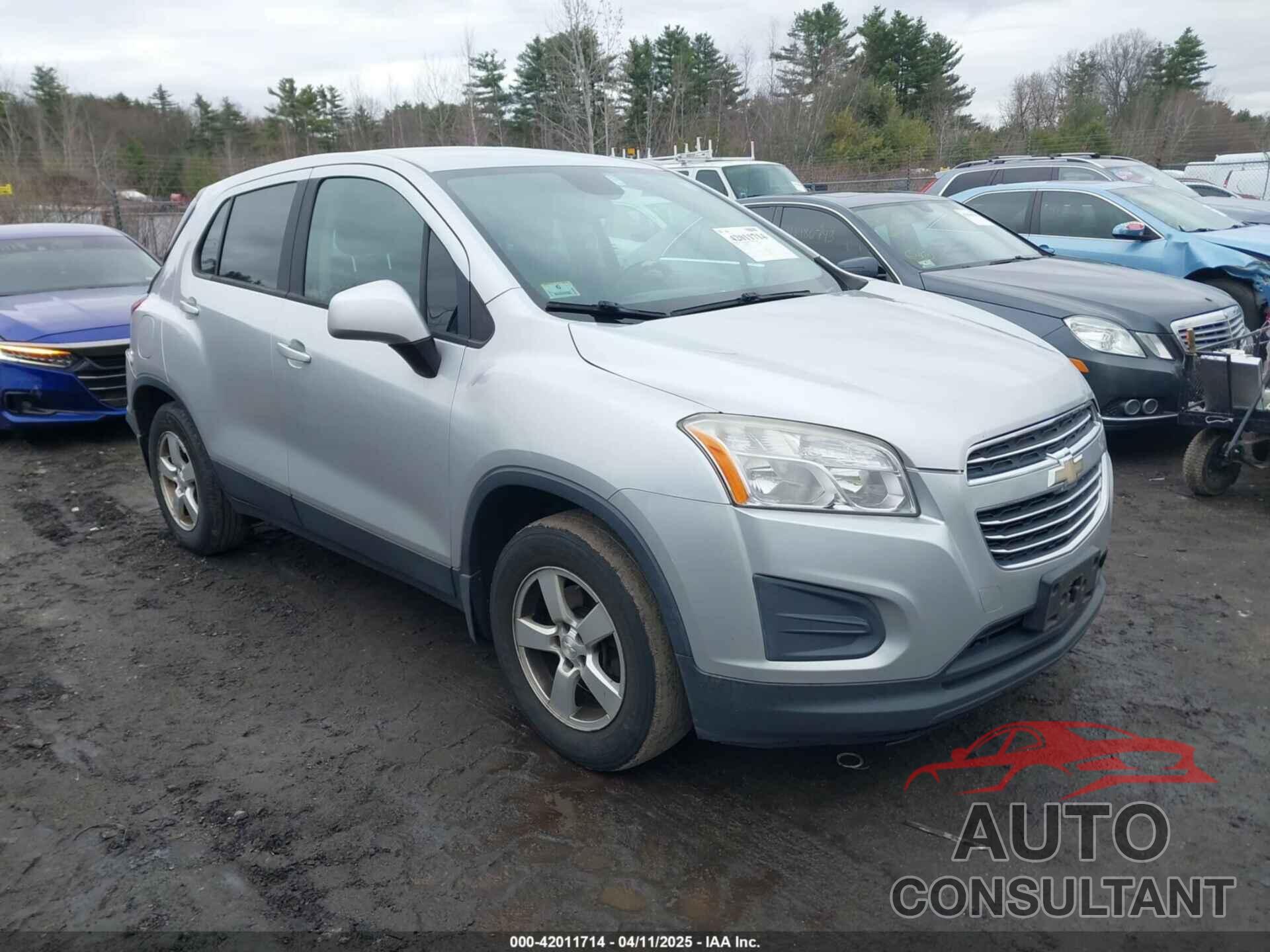 CHEVROLET TRAX 2015 - KL7CJPSBXFB061108