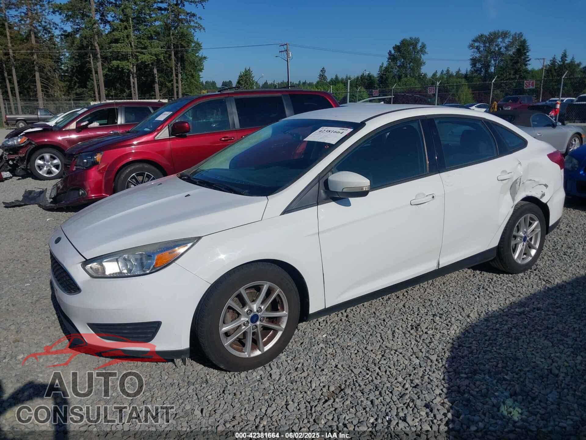 FORD FOCUS 2016 - 1FADP3F29GL306314