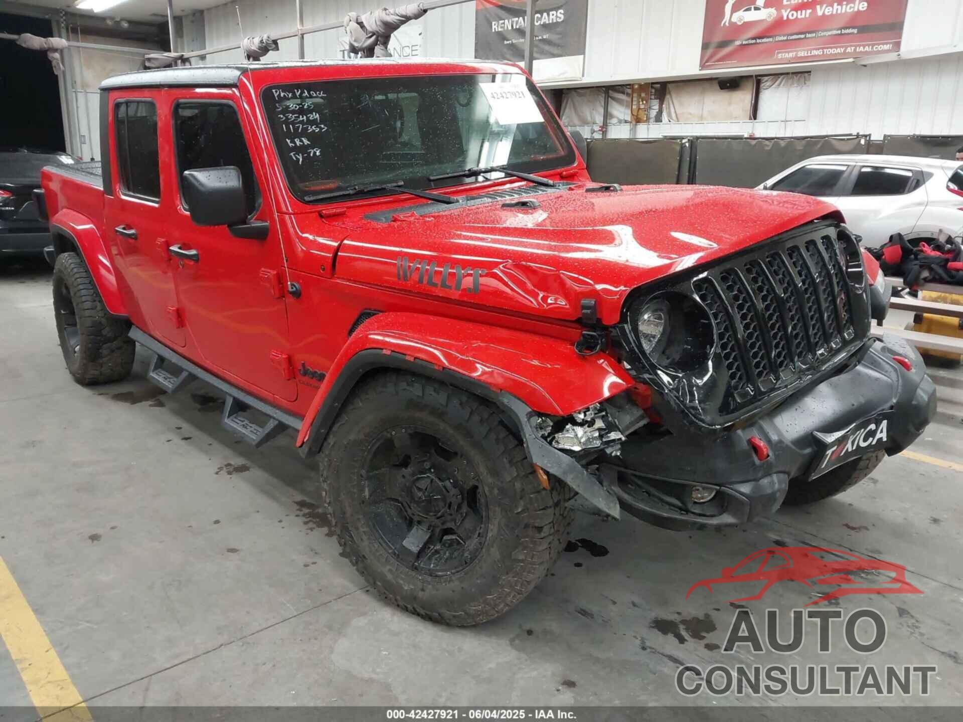 JEEP GLADIATOR 2022 - 1C6HJTAGXNL117353