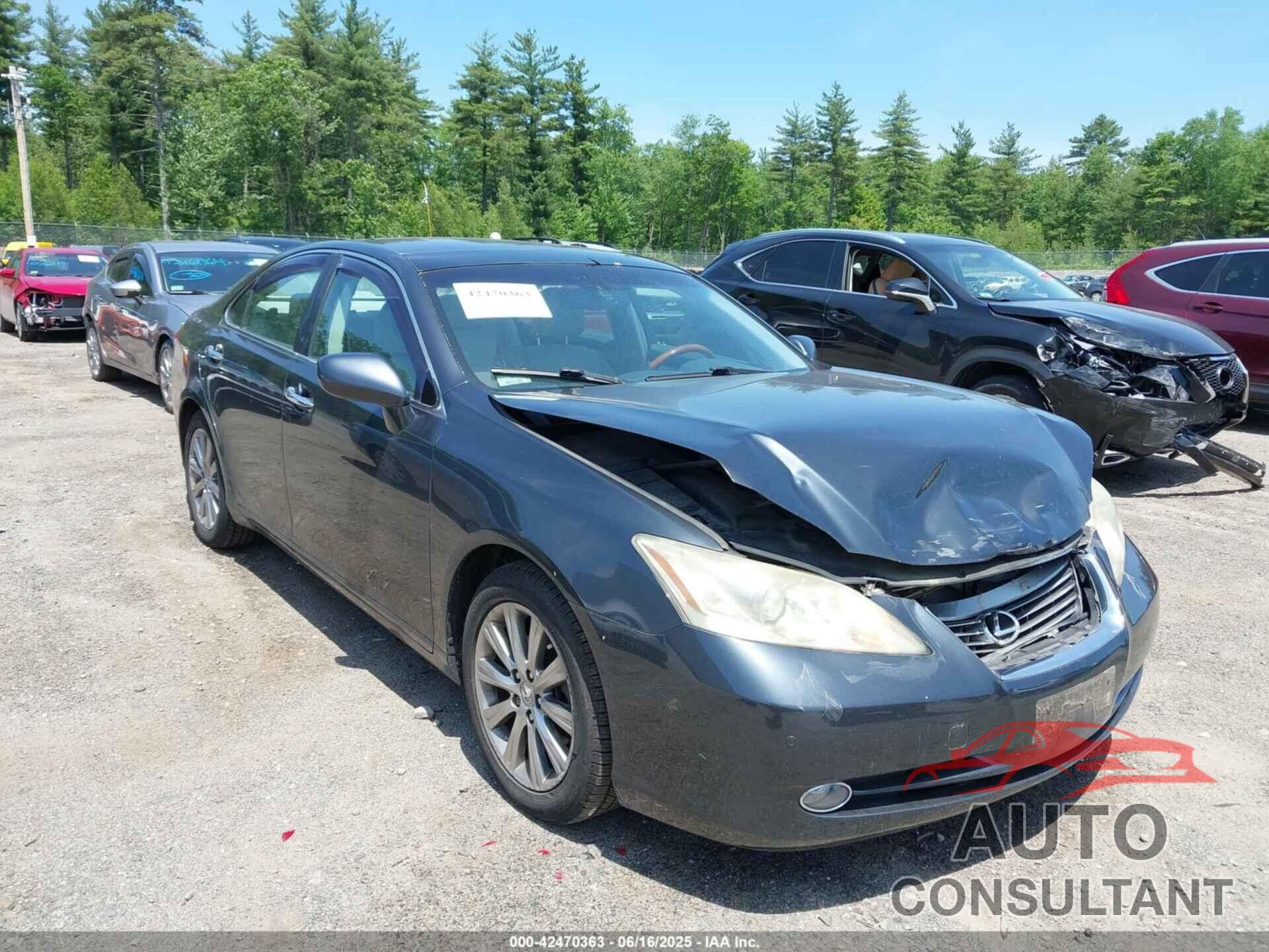 LEXUS ES 350 2009 - JTHBJ46G292291781