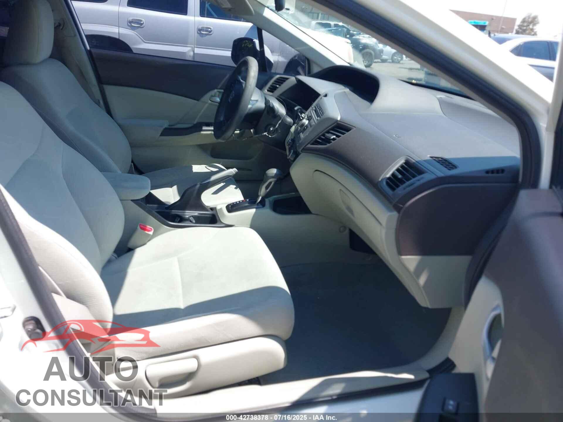 HONDA CIVIC 2012 - 19XFB2F5XCE376302