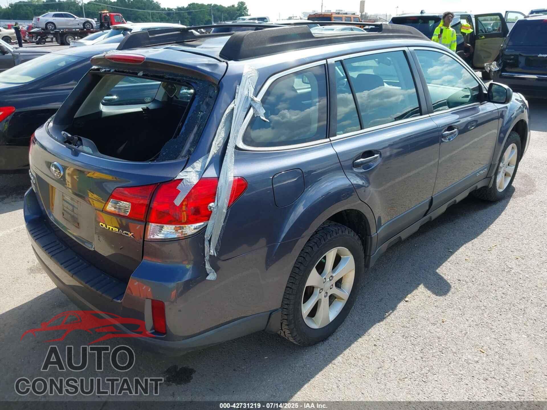 SUBARU OUTBACK 2014 - 4S4BRCAC3E3320262