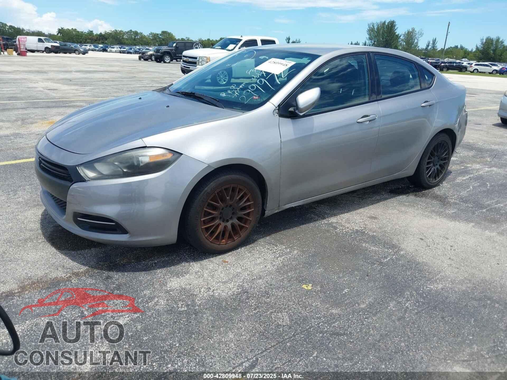 DODGE DART 2015 - 1C3CDFAA5FD299972