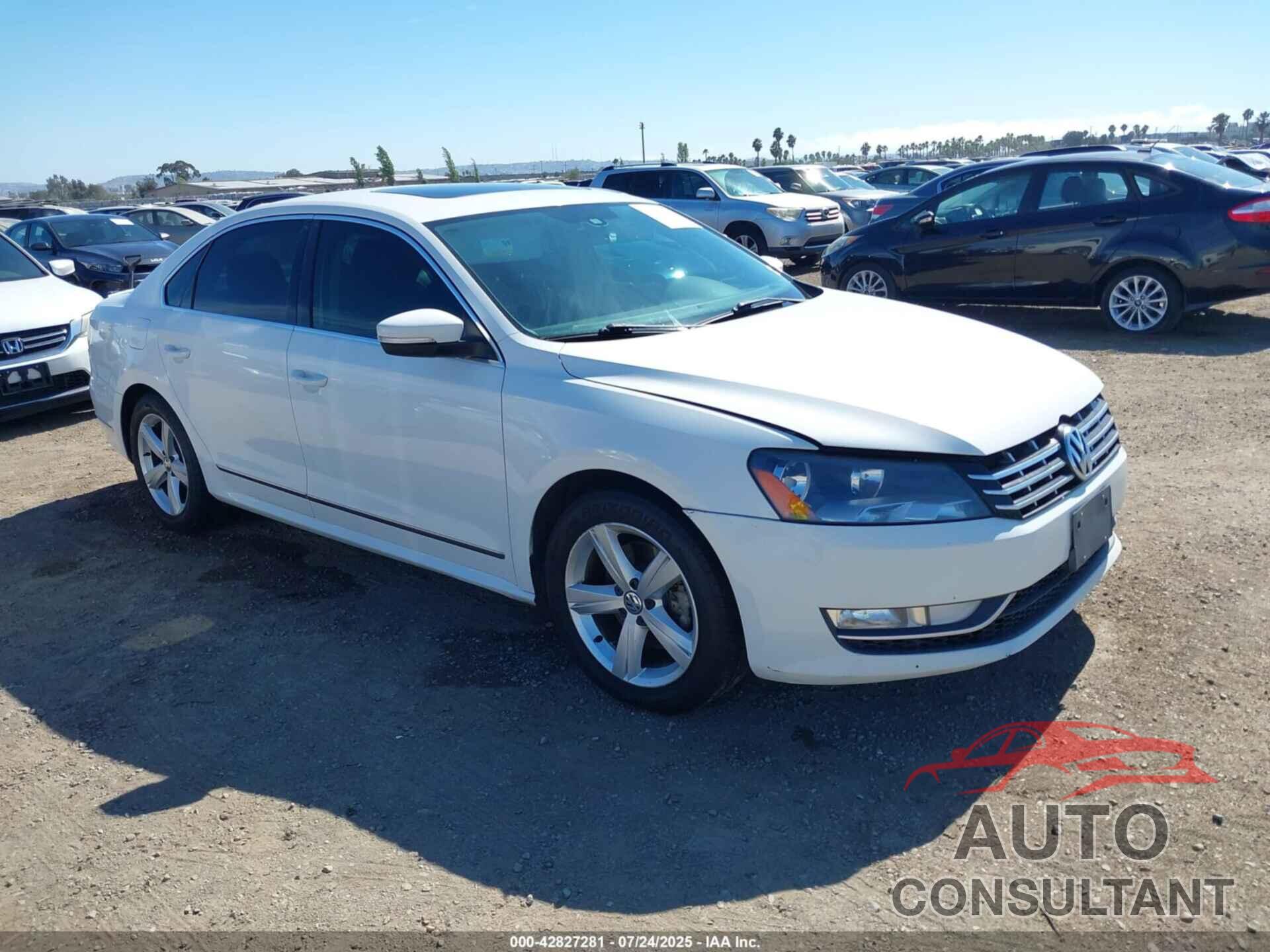 VOLKSWAGEN PASSAT 2014 - 1VWCN7A36EC095327