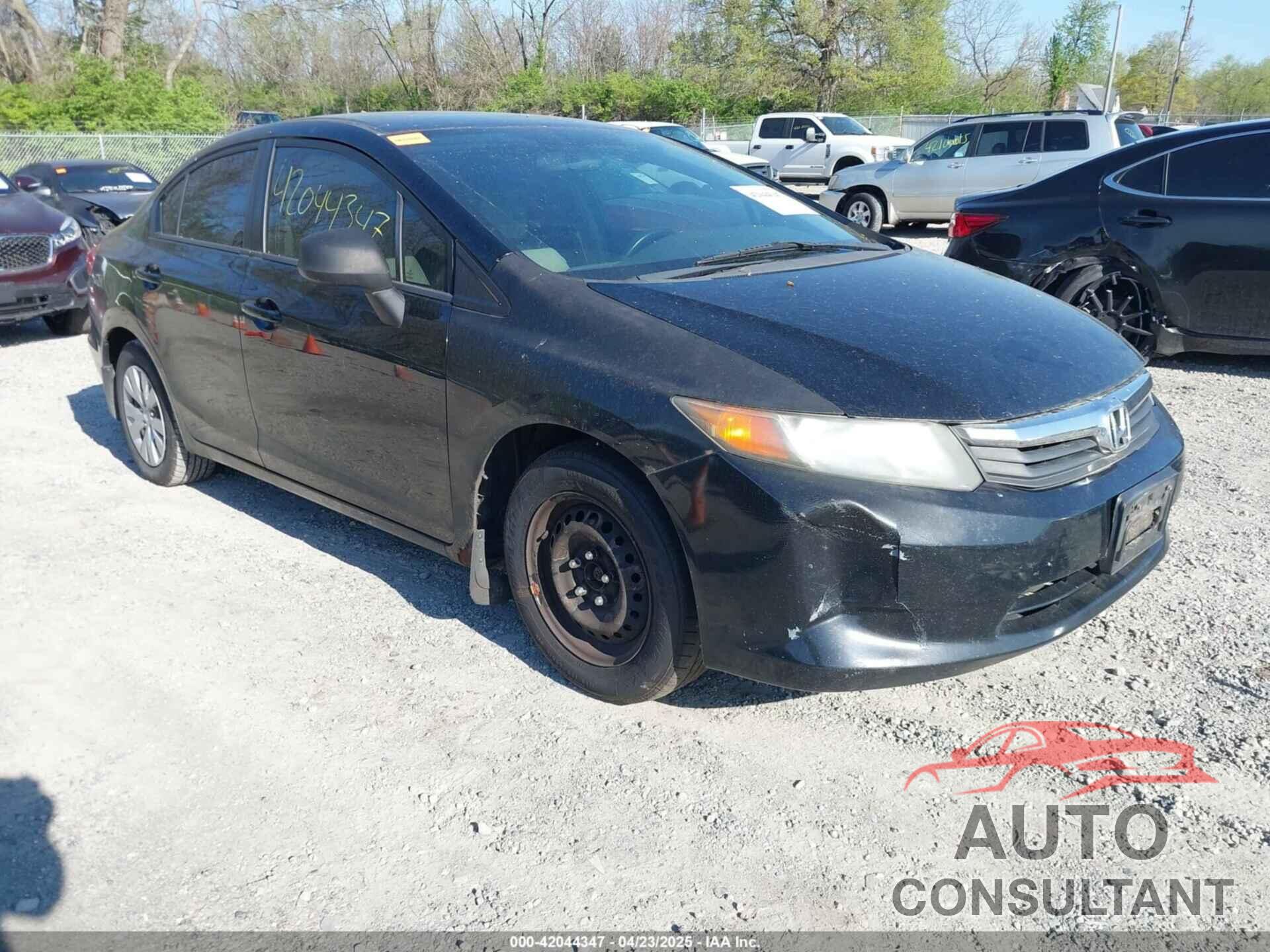 HONDA CIVIC 2012 - 19XFB2F56CE037357