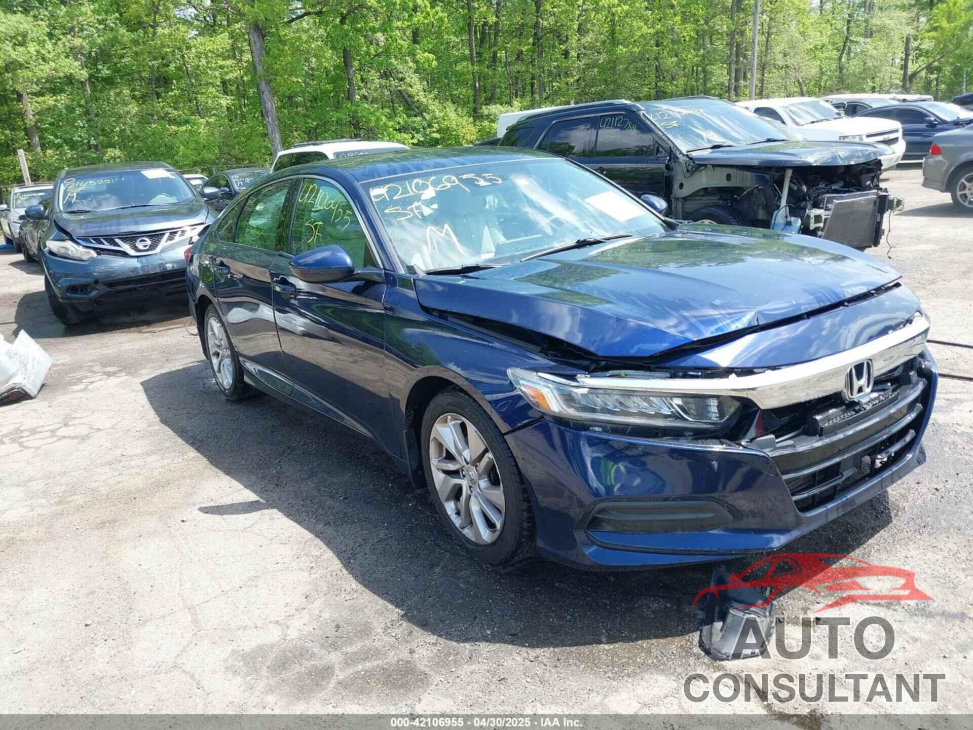 HONDA ACCORD 2018 - 1HGCV1F18JA166462