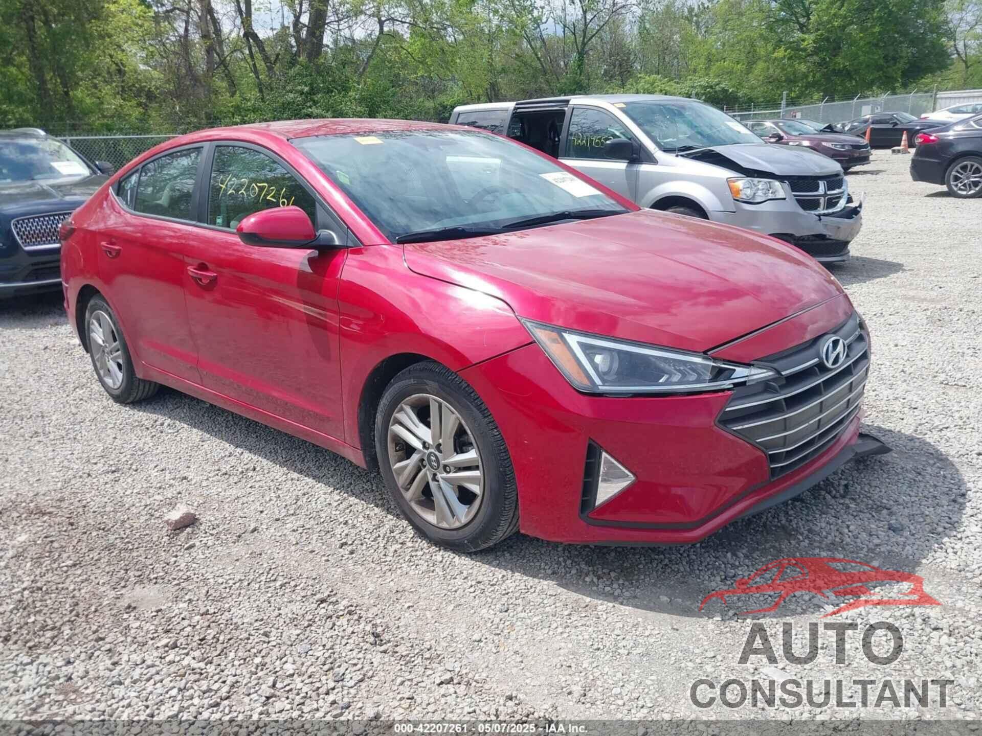 HYUNDAI ELANTRA 2020 - 5NPD84LF7LH541491