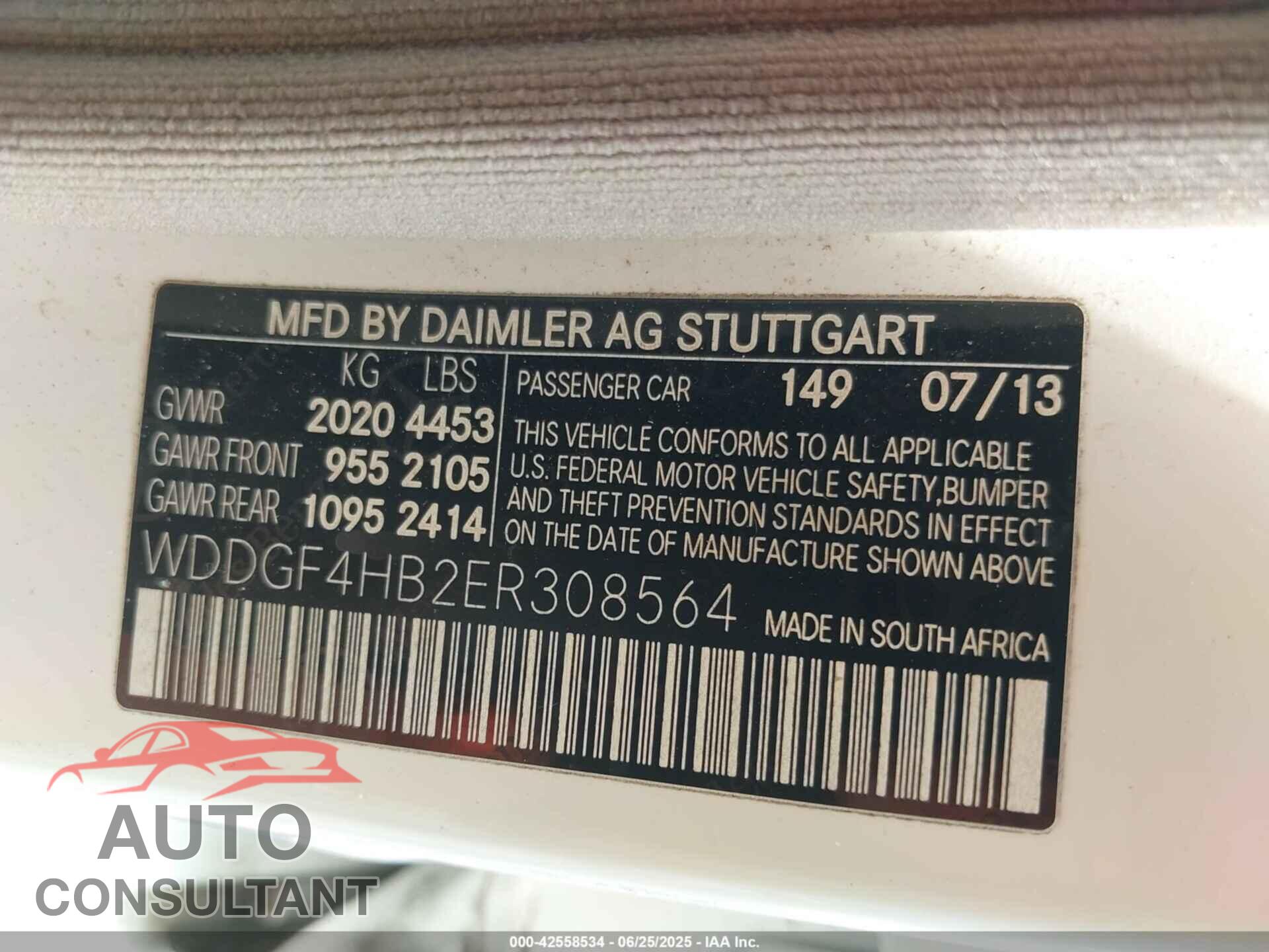 MERCEDES-BENZ C 250 2014 - WDDGF4HB2ER308564