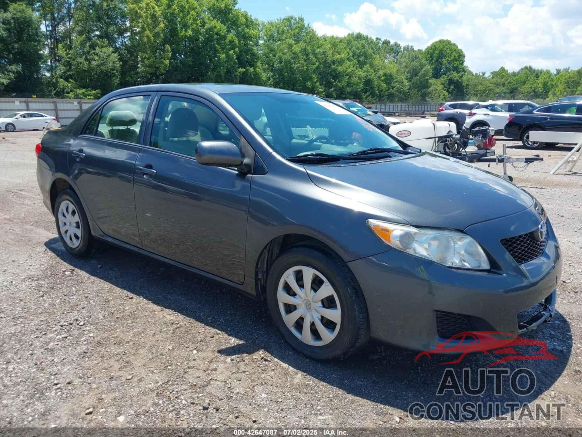 TOYOTA COROLLA 2009 - 2T1BU40E69C165005