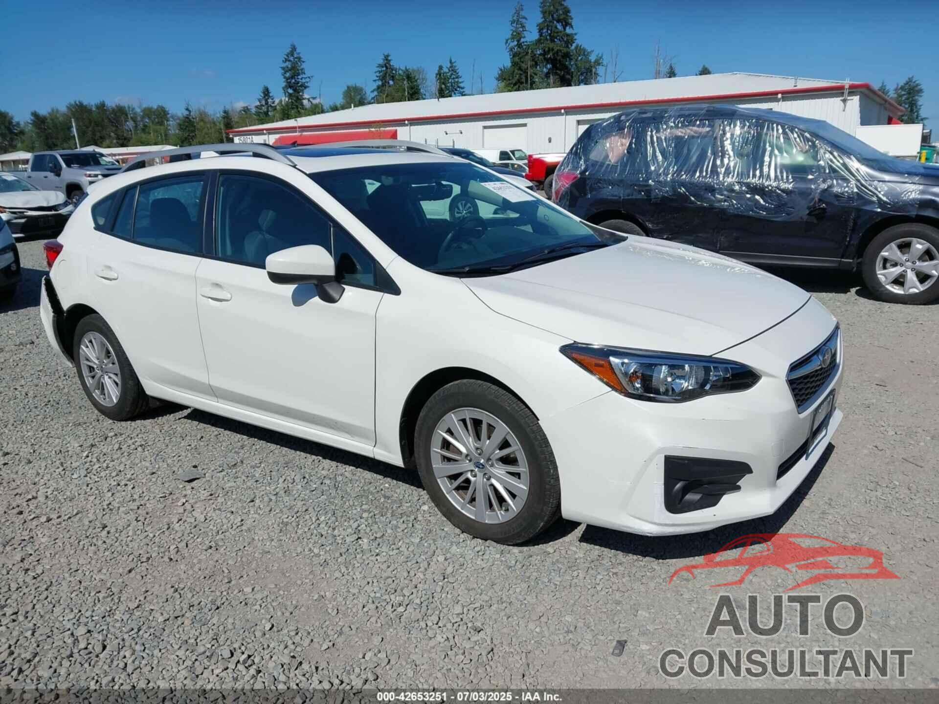 SUBARU IMPREZA 2017 - 4S3GTAD65H3707843