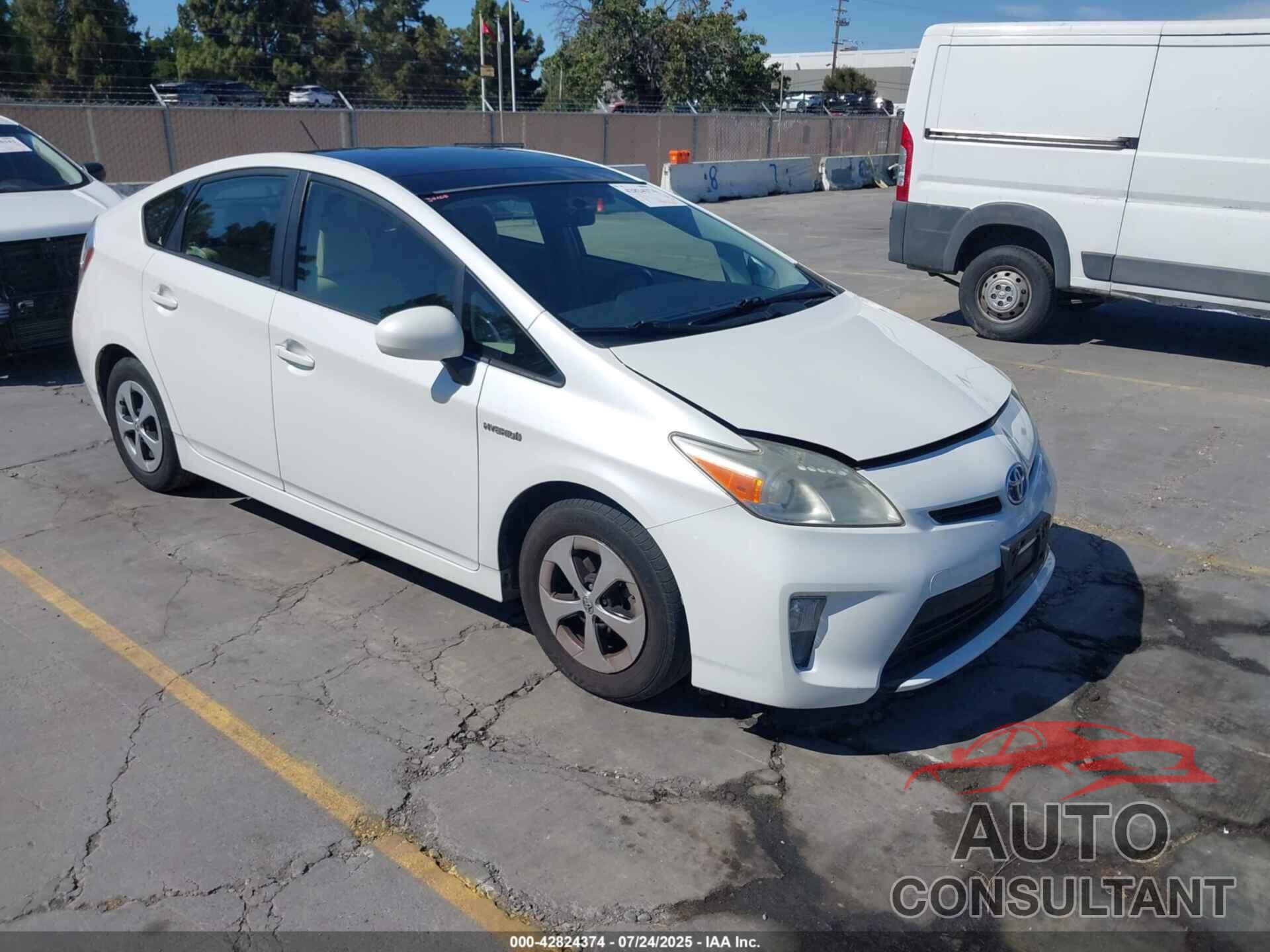 TOYOTA PRIUS 2012 - JTDKN3DU4C5422319