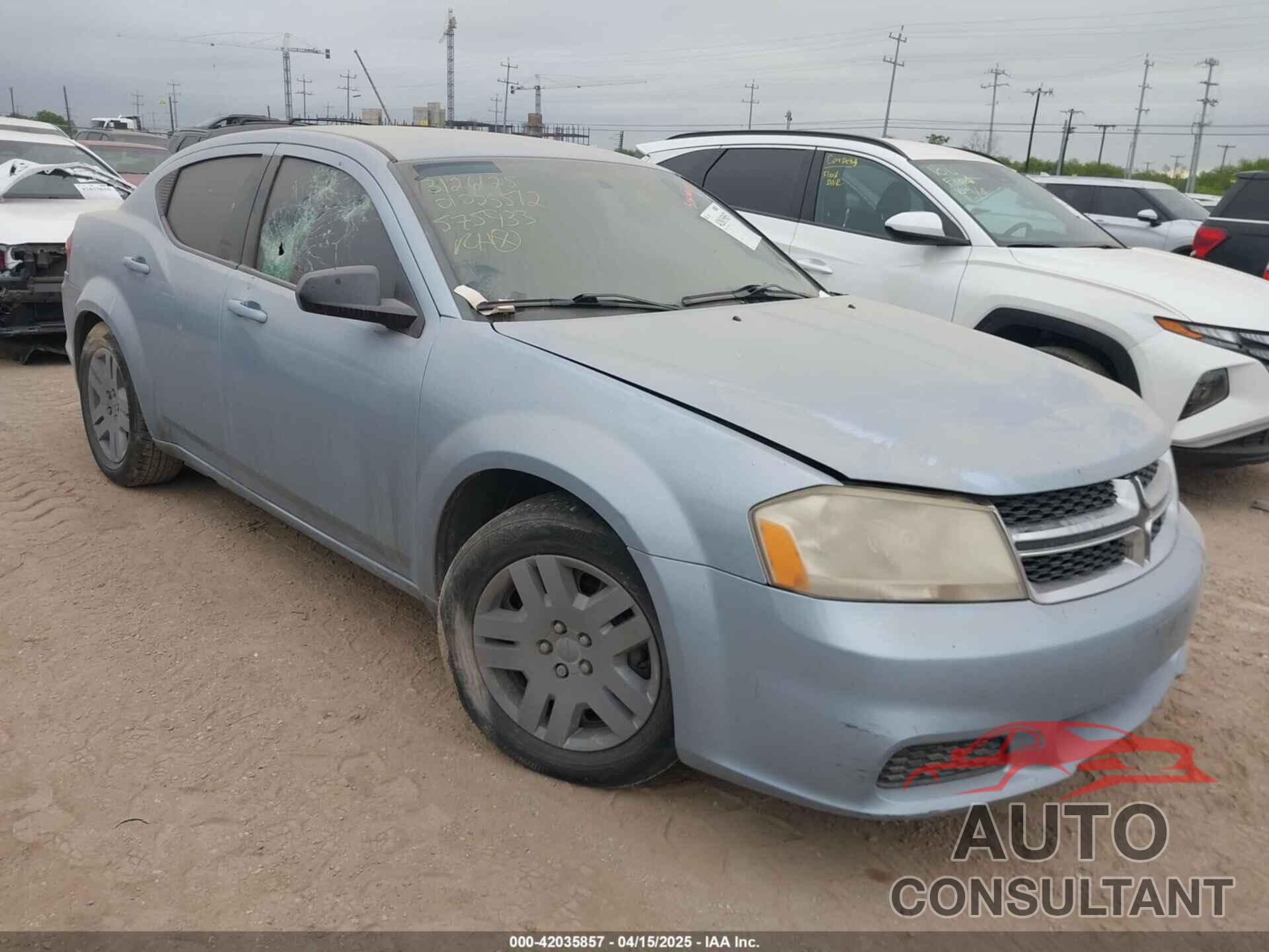 DODGE AVENGER 2013 - 1C3CDZAB4DN575933