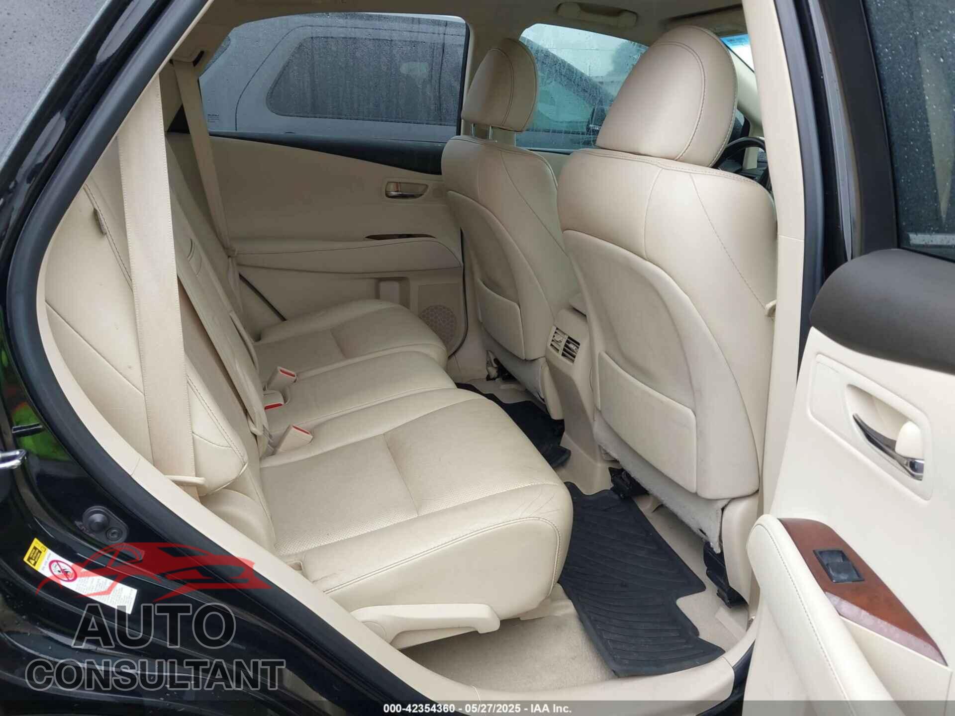 LEXUS RX 350 2015 - 2T2BK1BA3FC278500