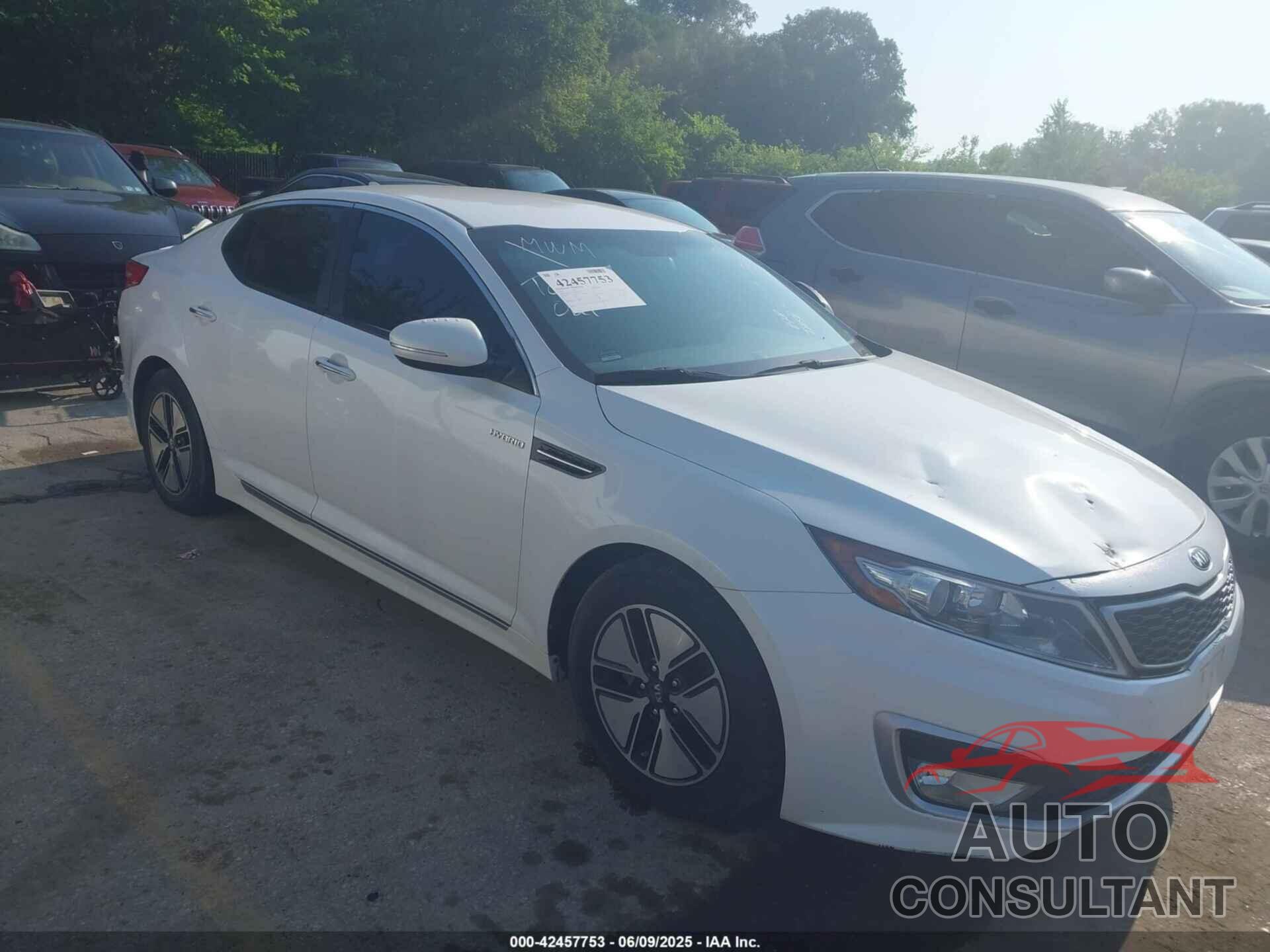 KIA OPTIMA HYBRID 2013 - KNAGM4AD9D5041700