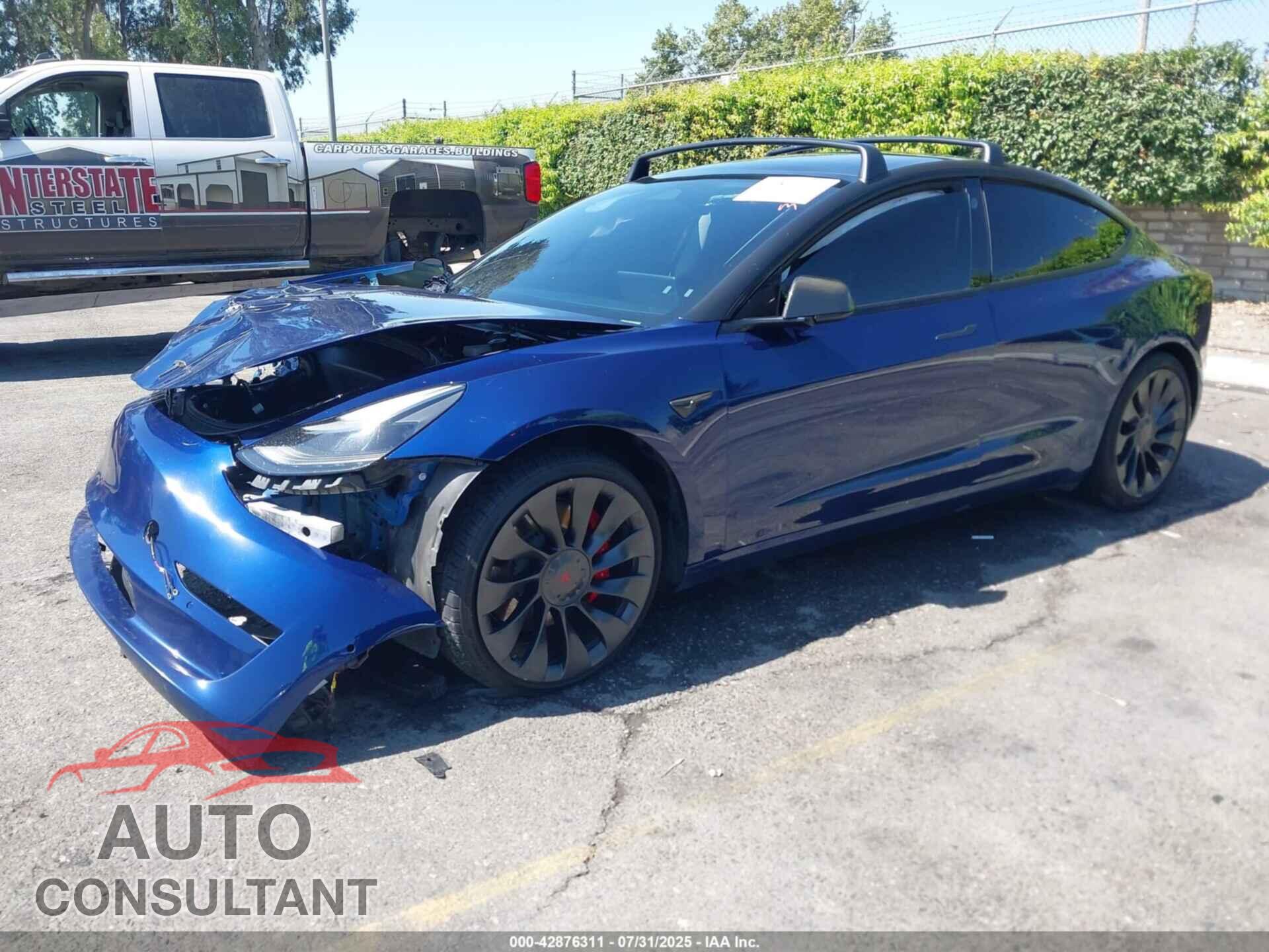 TESLA MODEL 3 2022 - 5YJ3E1EC2NF298258