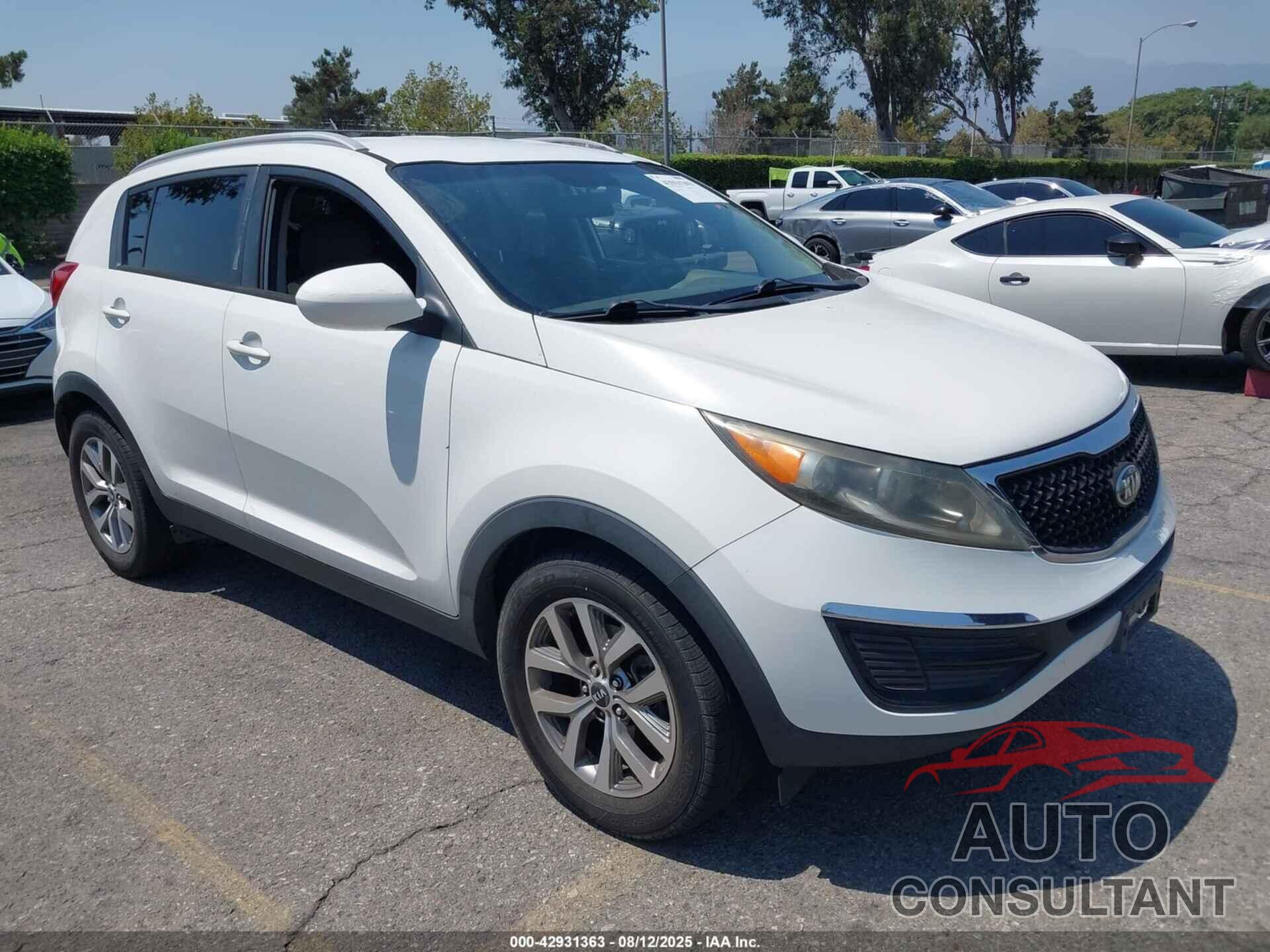 KIA SPORTAGE 2016 - KNDPB3AC9G7802163