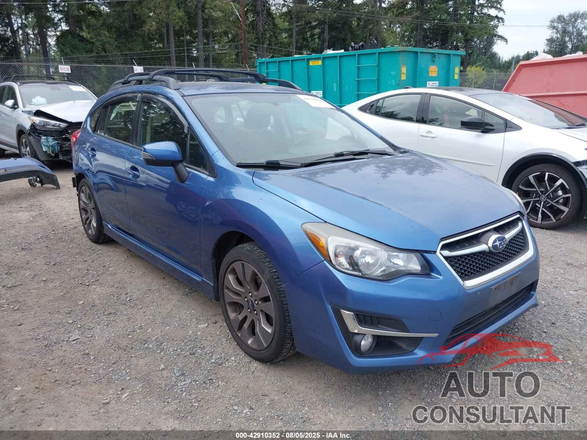 SUBARU IMPREZA 2015 - JF1GPAT61FG231897