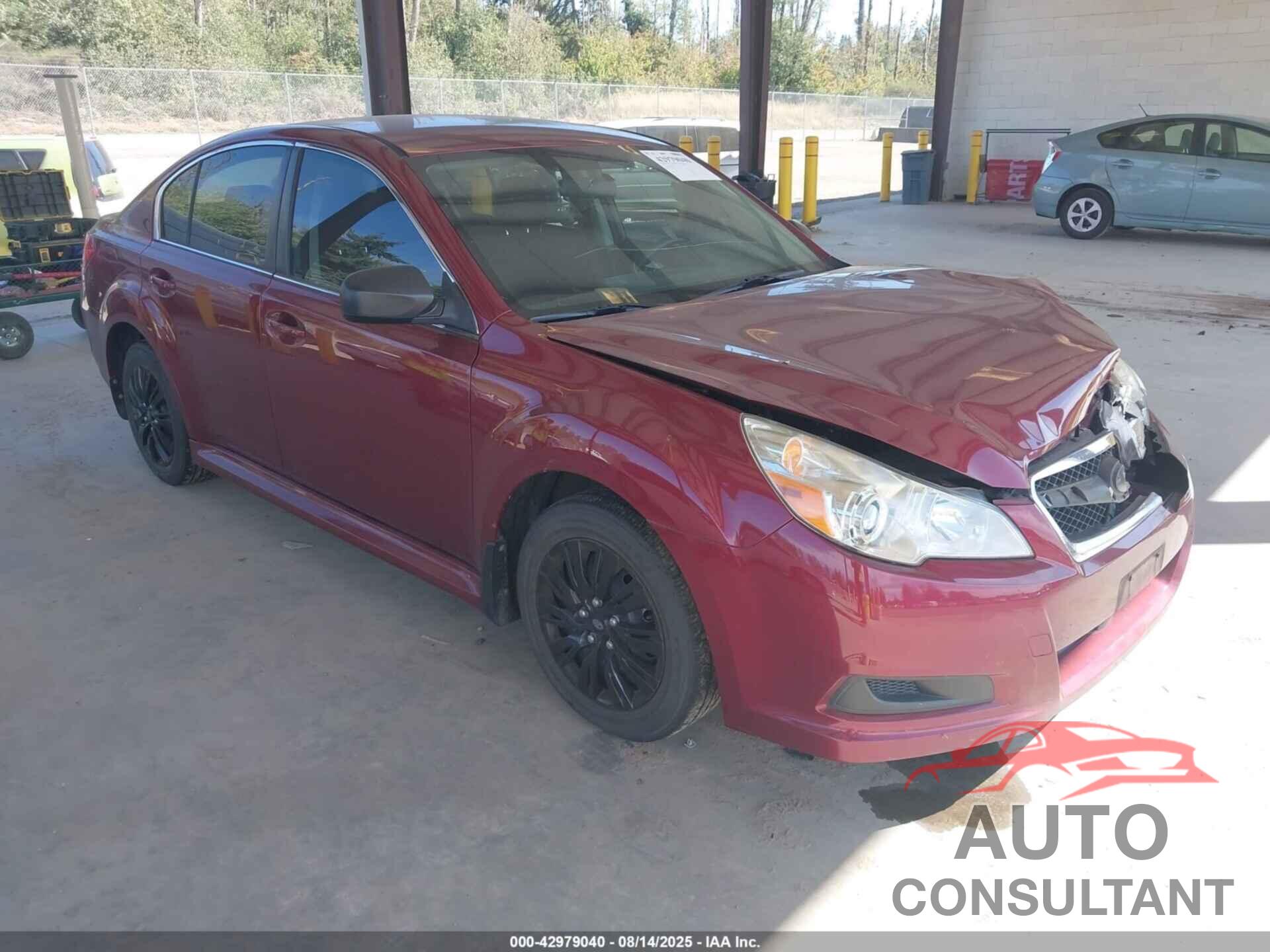 SUBARU LEGACY 2011 - 4S3BMBA62B3215800