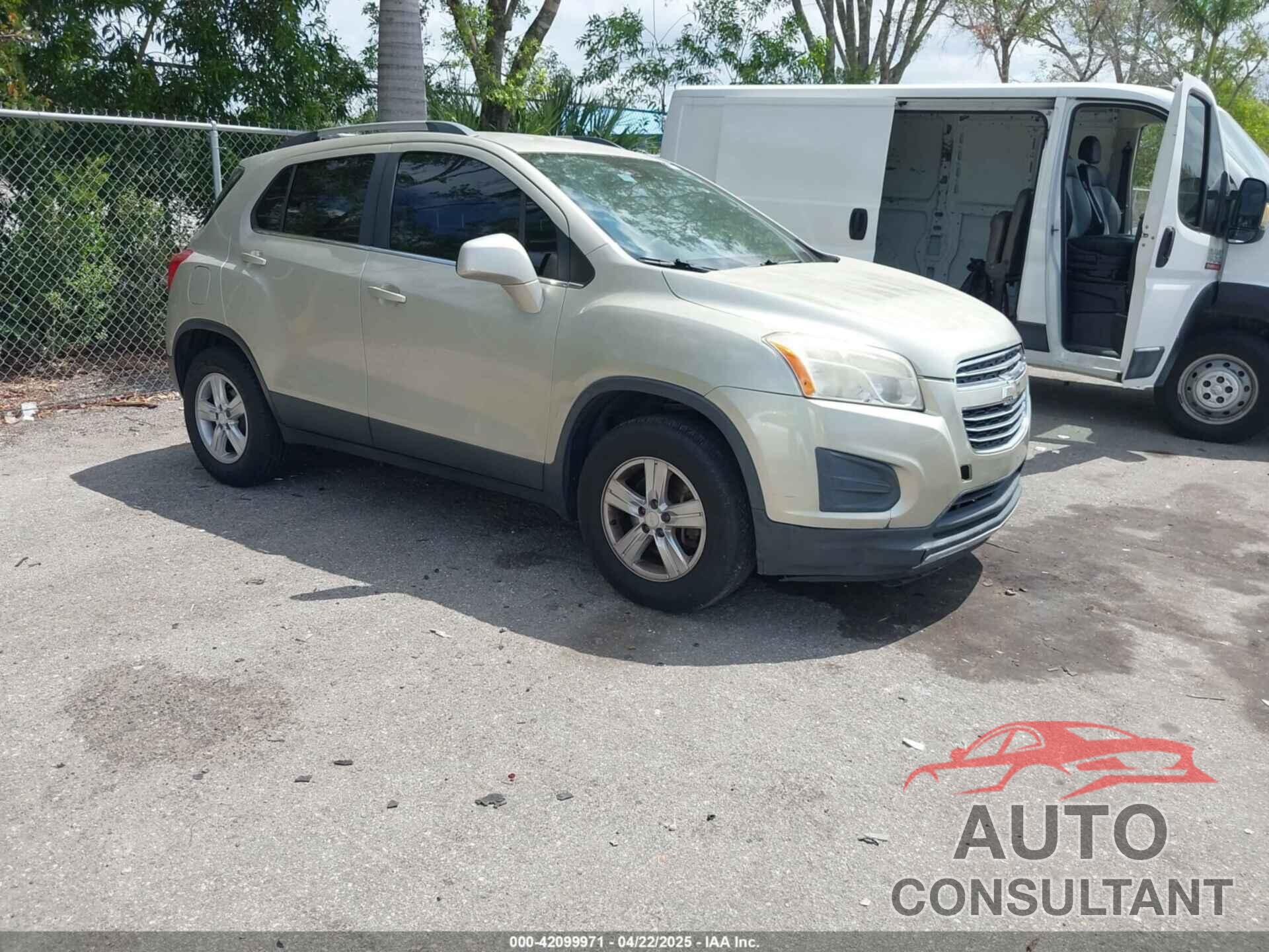 CHEVROLET TRAX 2016 - 3GNCJPSBXGL138098