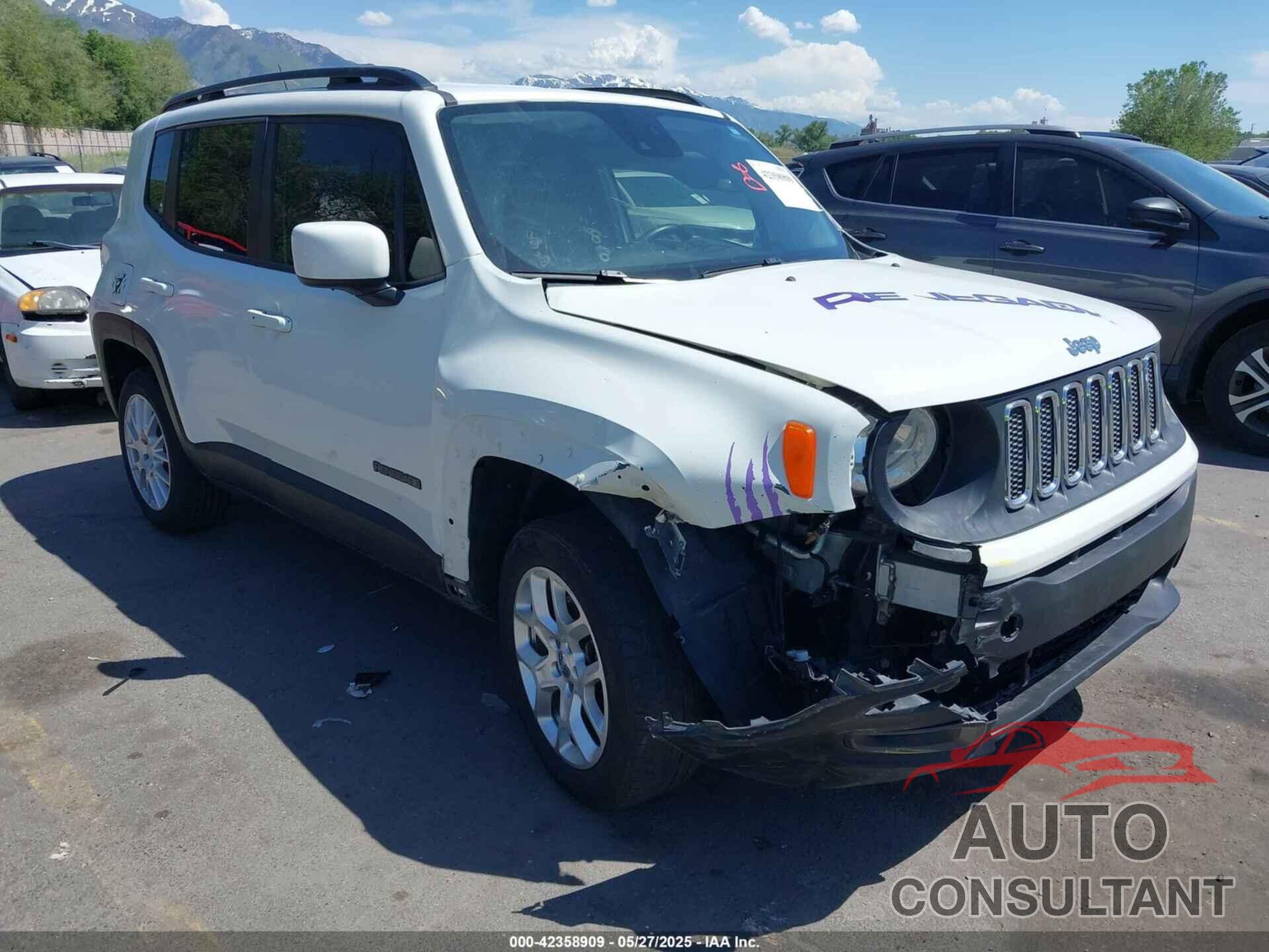 JEEP RENEGADE 2017 - ZACCJBBB8HPG52343