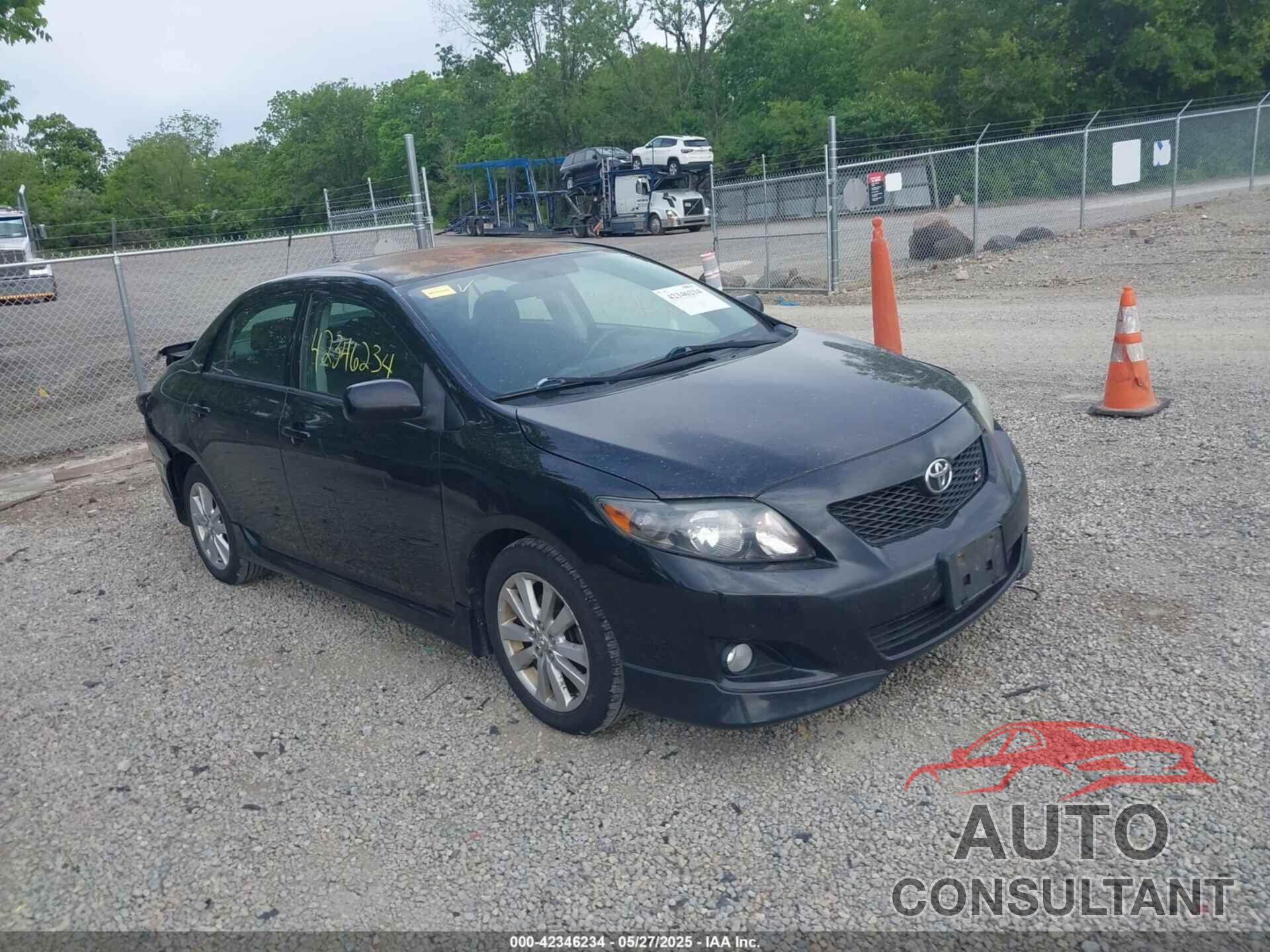 TOYOTA COROLLA 2009 - 1NXBU40E89Z105581